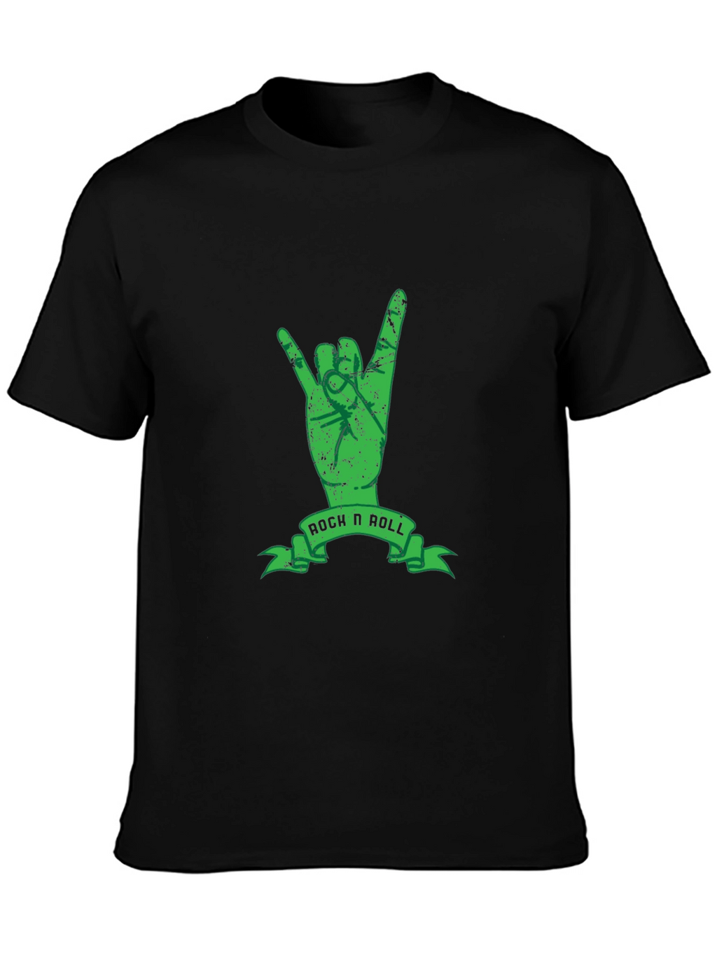 Rock n Roll Hand Sign Graphic T-Shirt