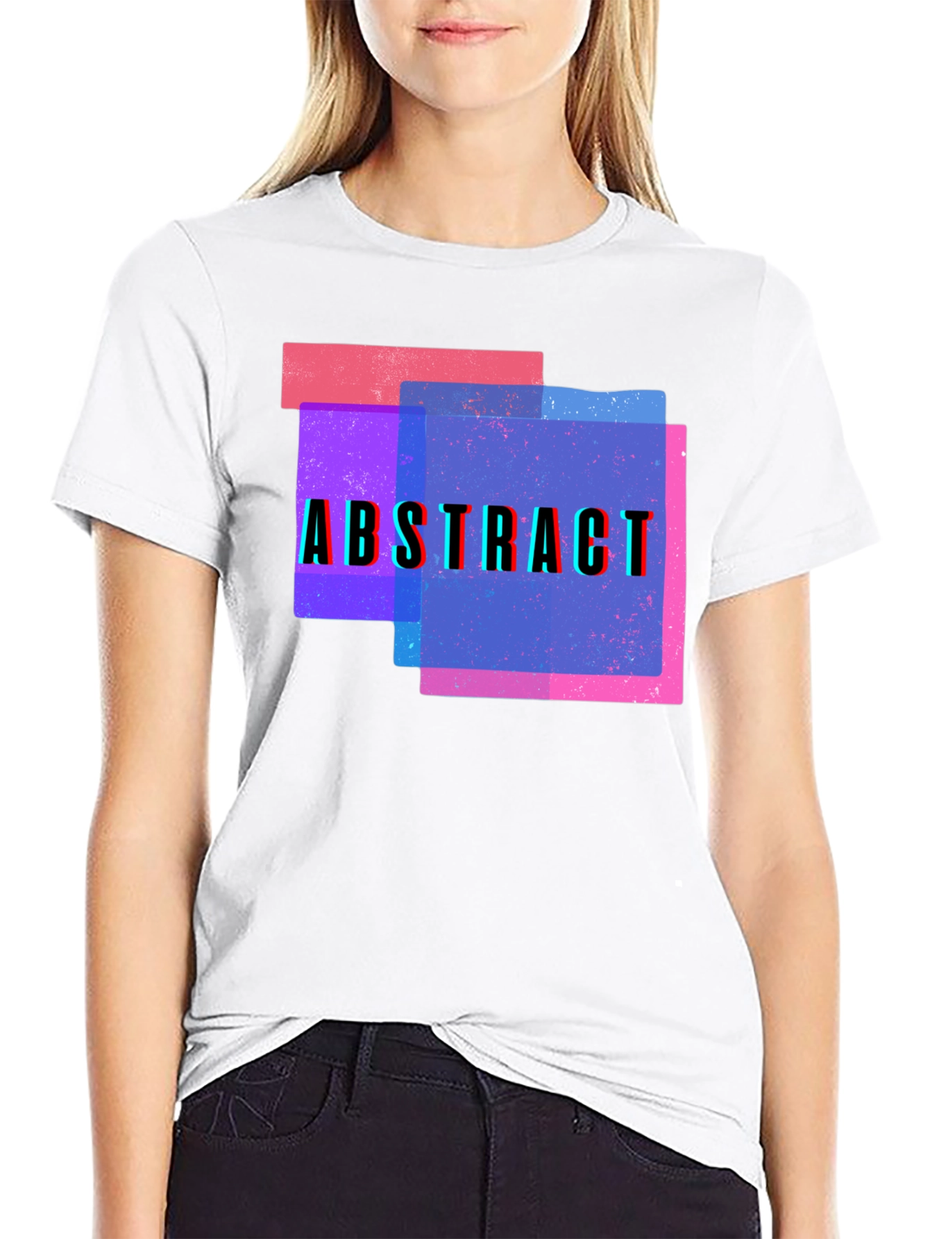 Abstract Graphic Tee - Modern Art Design