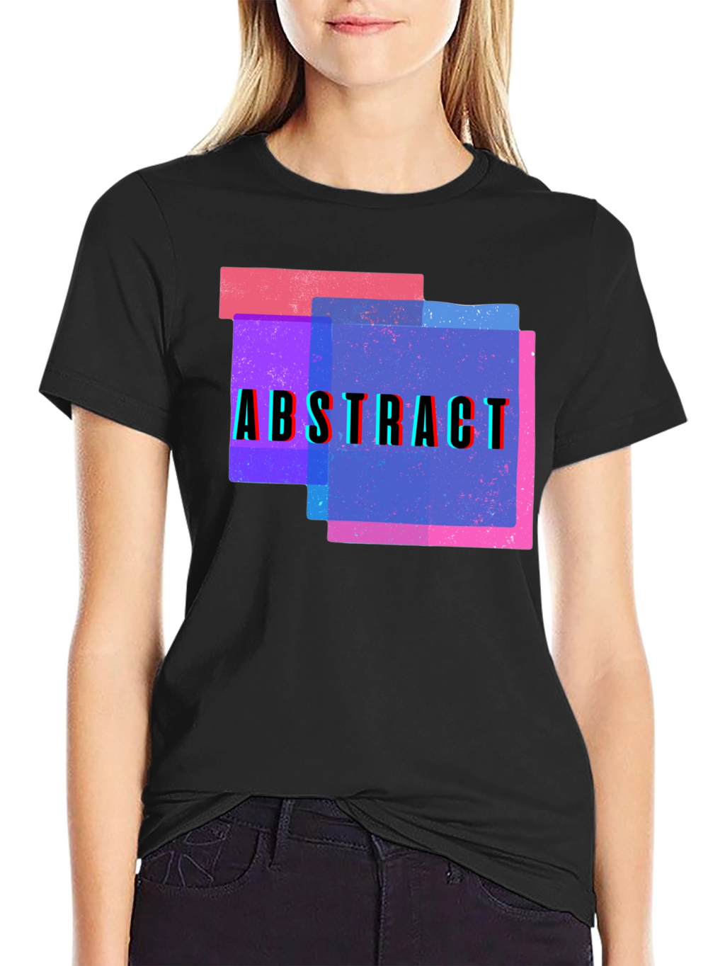 Abstract Graphic Tee - Modern Art Design