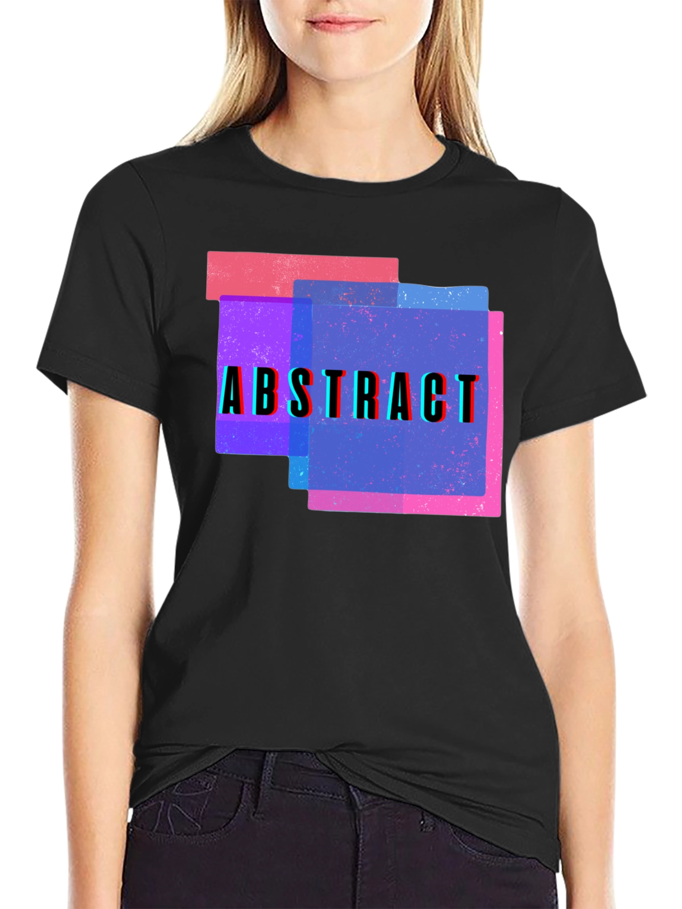 Abstract Graphic Tee - Modern Art Design