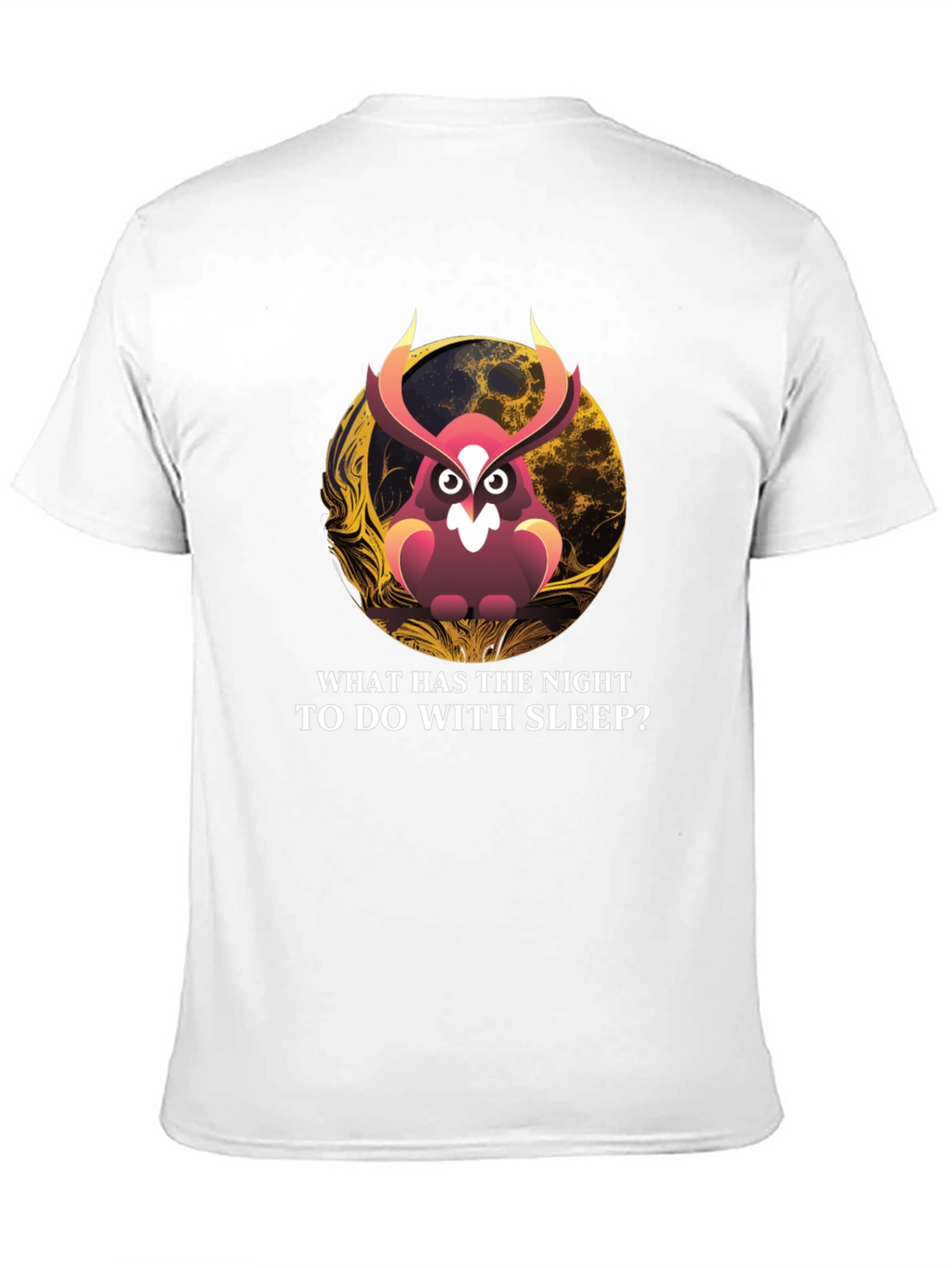 Owl & Moon Graphic T-Shirt: Night Wisdom