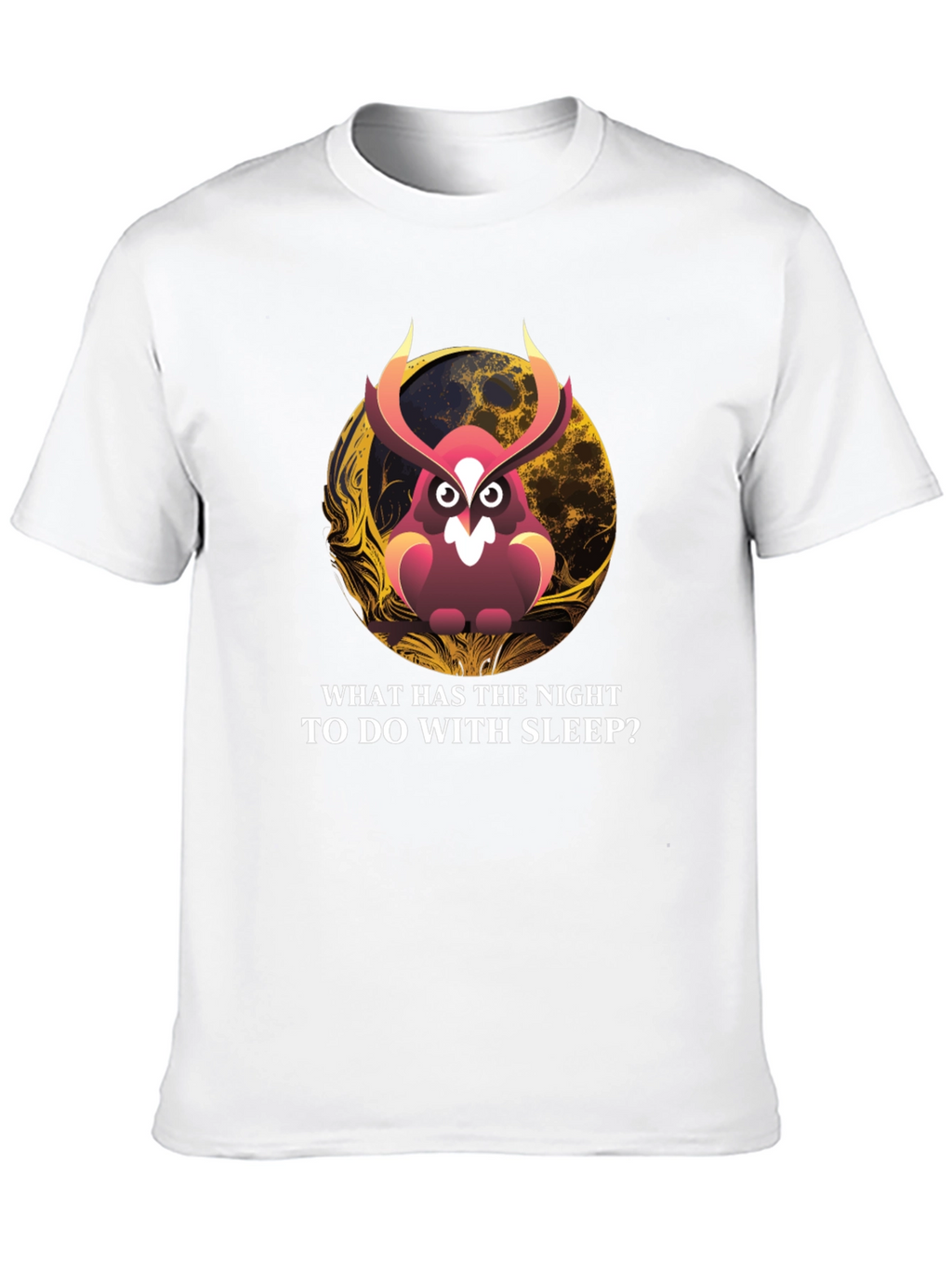 Owl & Moon Graphic T-Shirt: Night Wisdom
