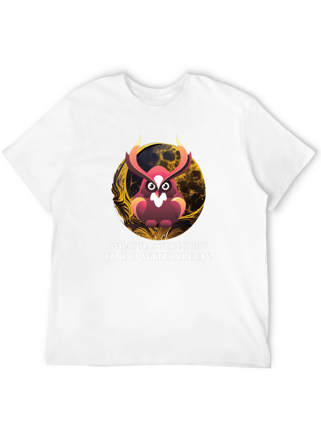 Owl & Moon Graphic T-Shirt: Night Wisdom