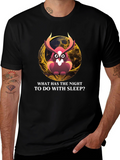 Owl & Moon Graphic T-Shirt: Night Wisdom