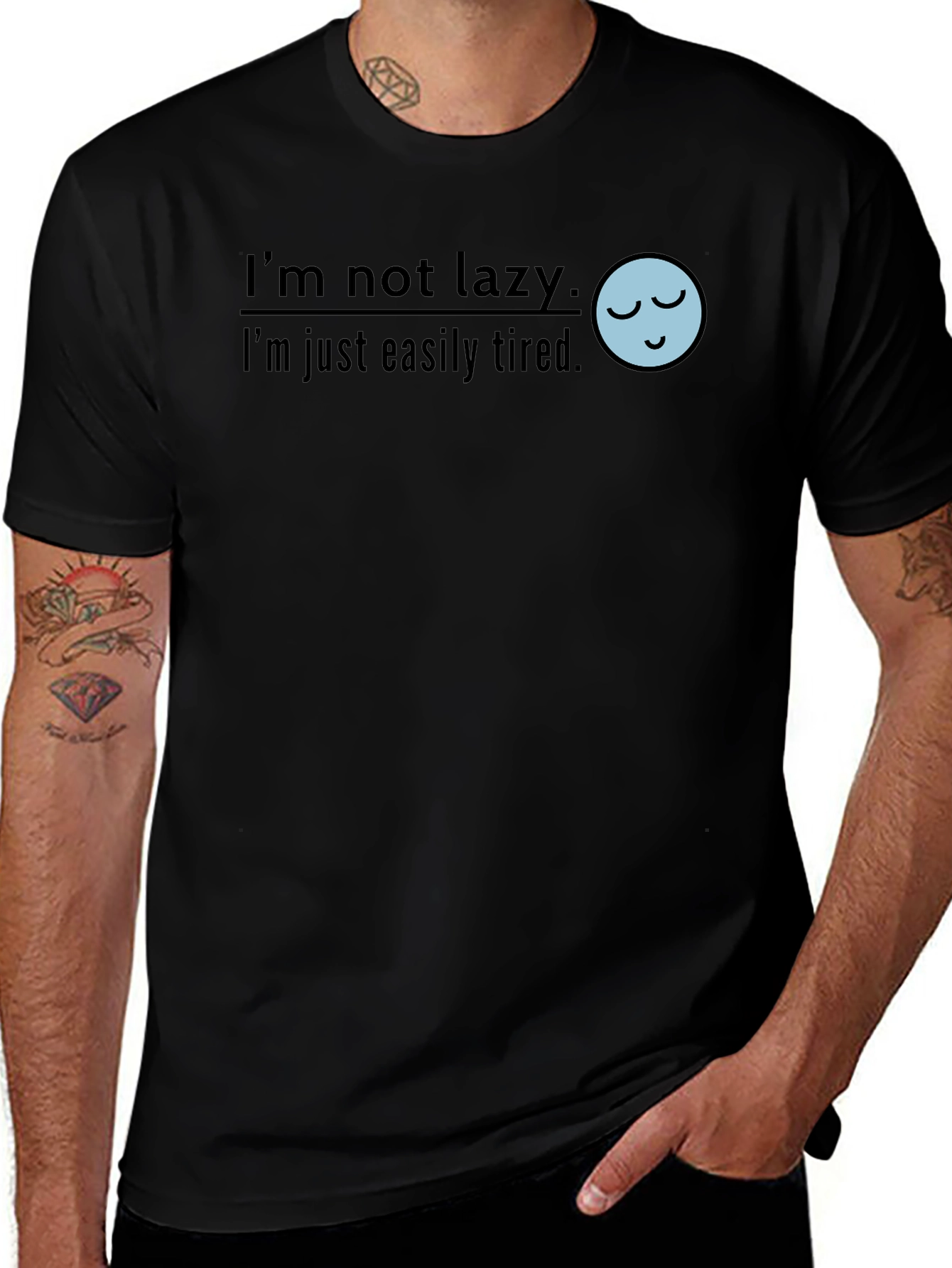 Funny Im Not Lazy Graphic T-Shirt
