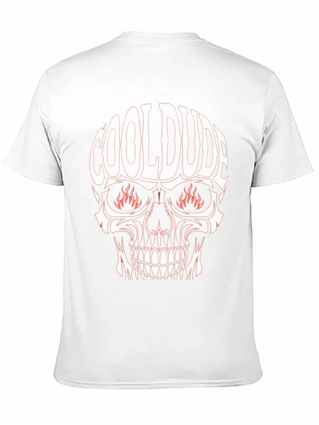 Cool Dude Skull Graphic Tee - Black