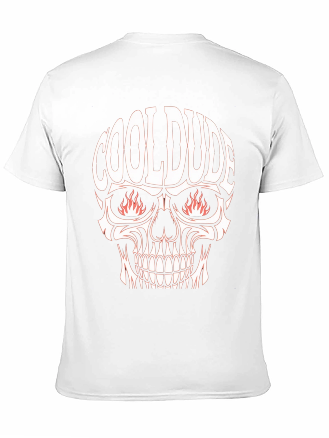 Cool Dude Skull Graphic Tee - Black