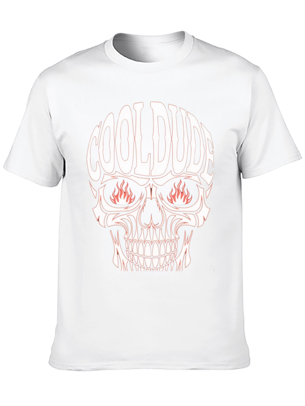 Cool Dude Skull Graphic Tee - Black