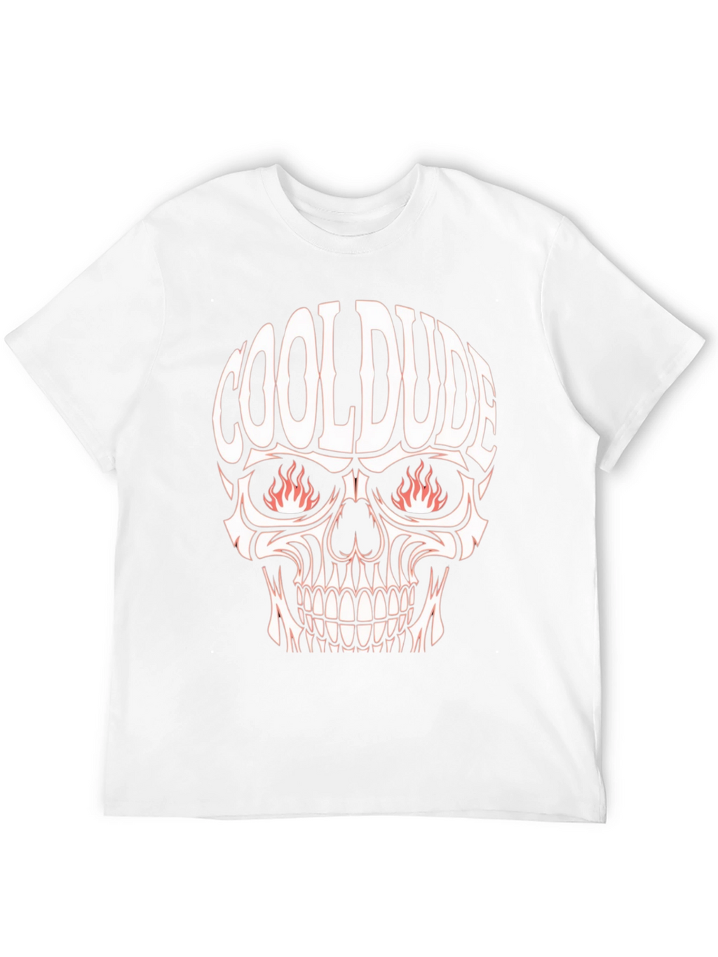 Cool Dude Skull Graphic Tee - Black