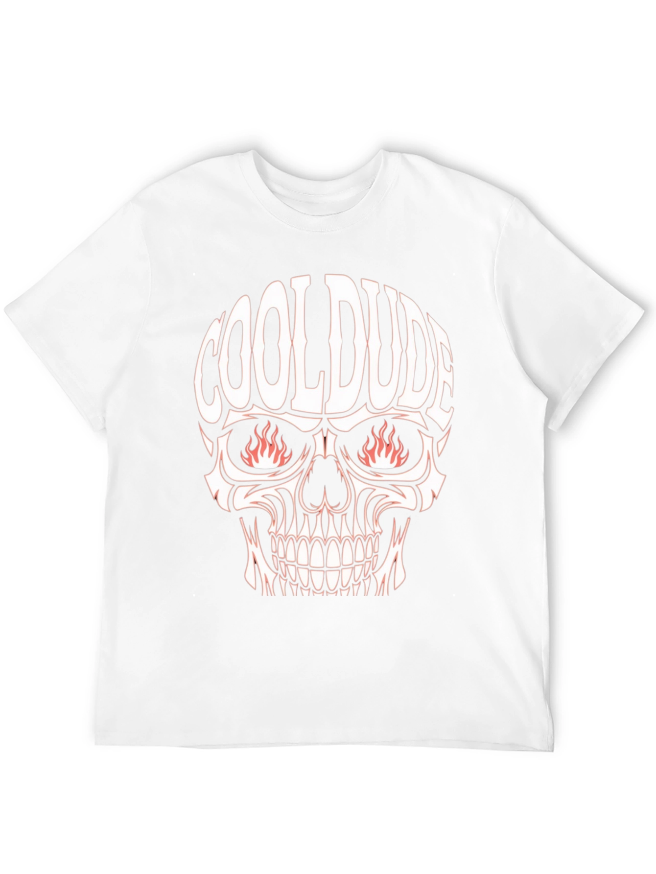 Cool Dude Skull Graphic Tee - Black