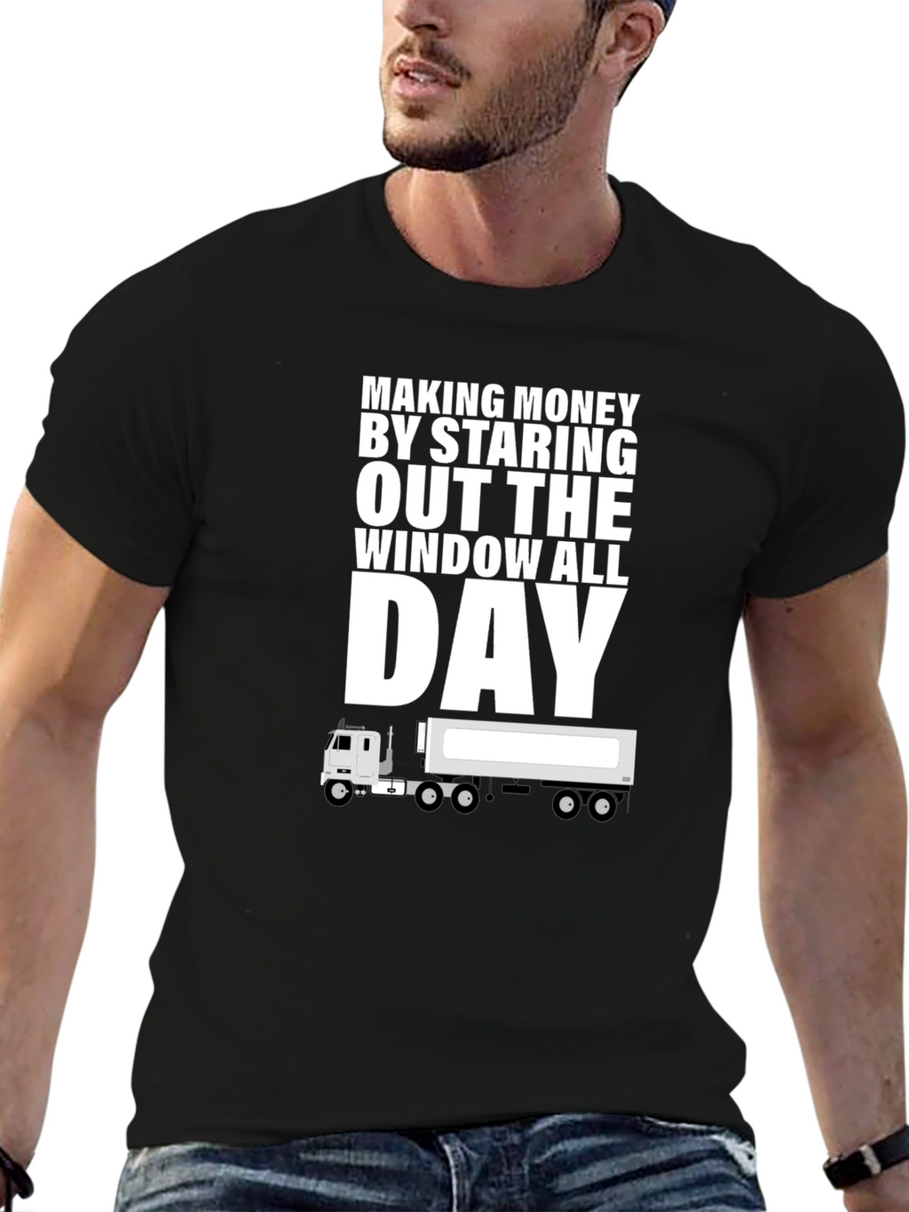 Making Money Trucker T-Shirt
