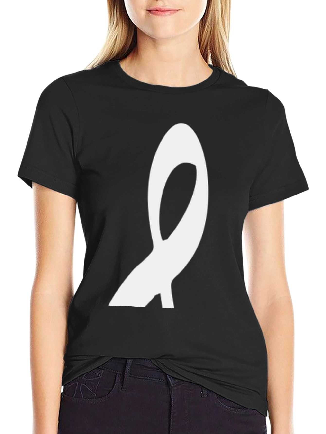 Abstract Symbol Graphic Tee - Modern Casual Wear