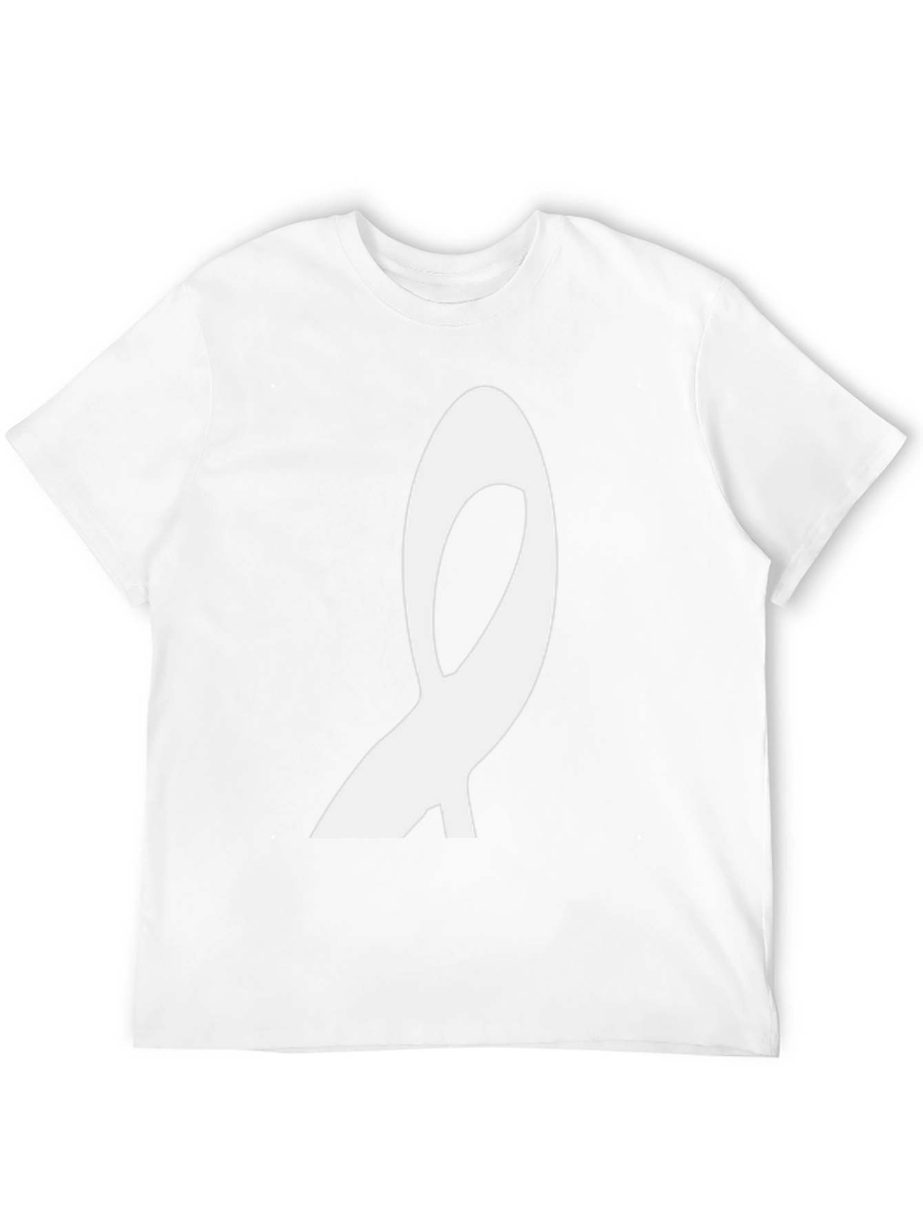 Abstract Symbol Graphic Tee - Modern Casual Wear