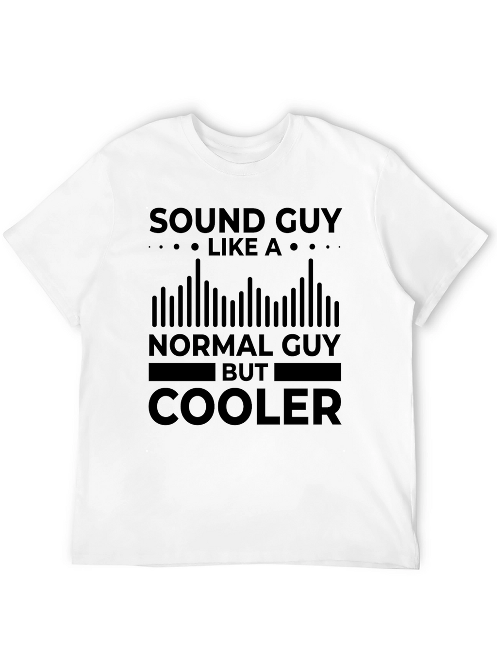 Sound Guy Black T-Shirt - Cool Graphic Tee
