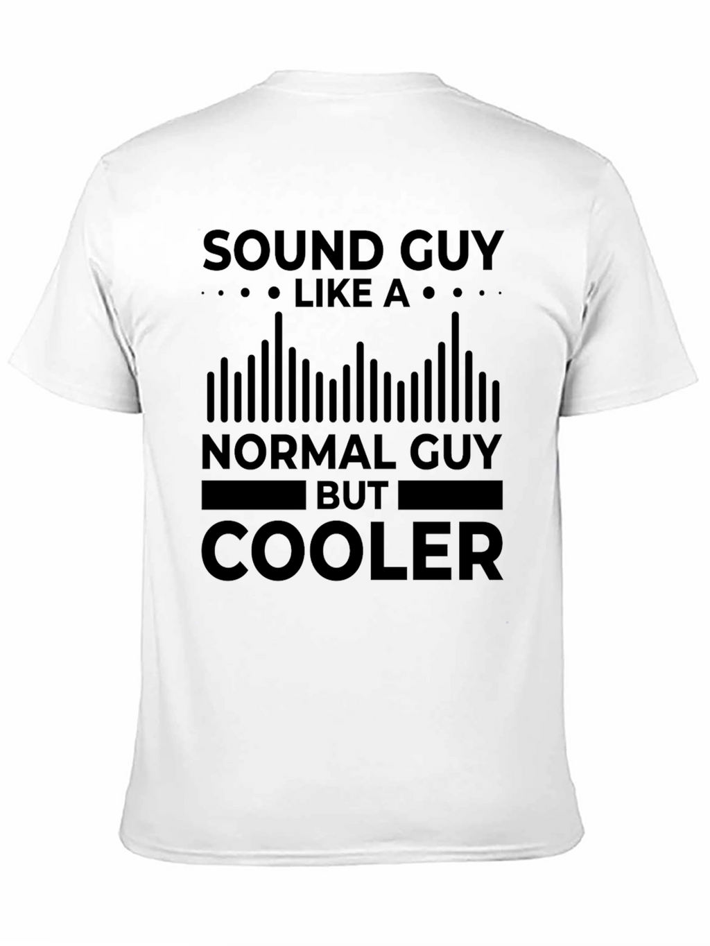 Sound Guy Black T-Shirt - Cool Graphic Tee