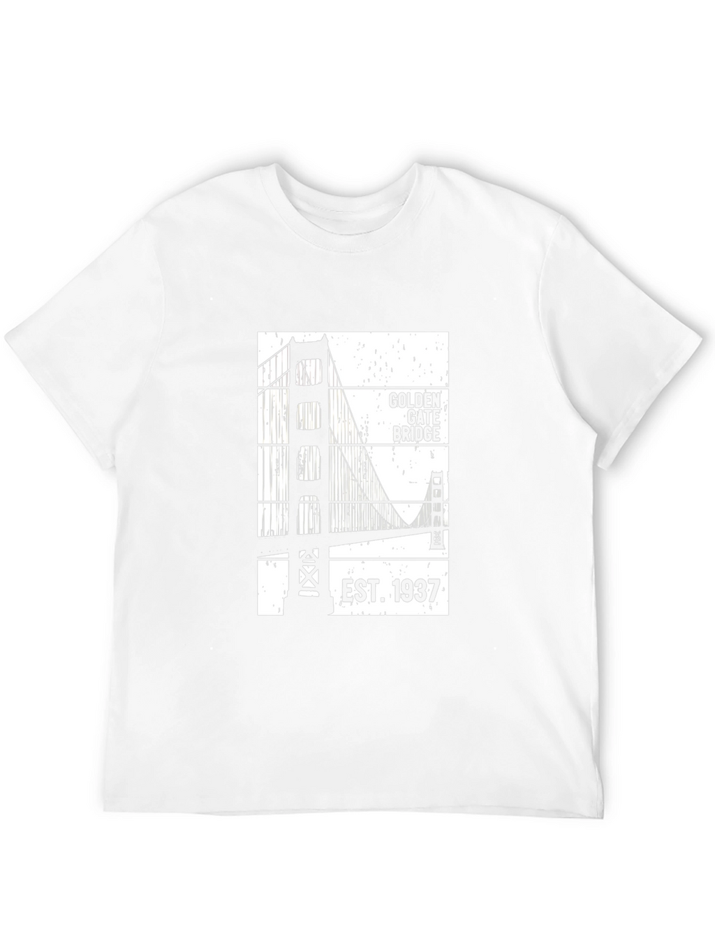 Golden Gate Bridge Black T-Shirt