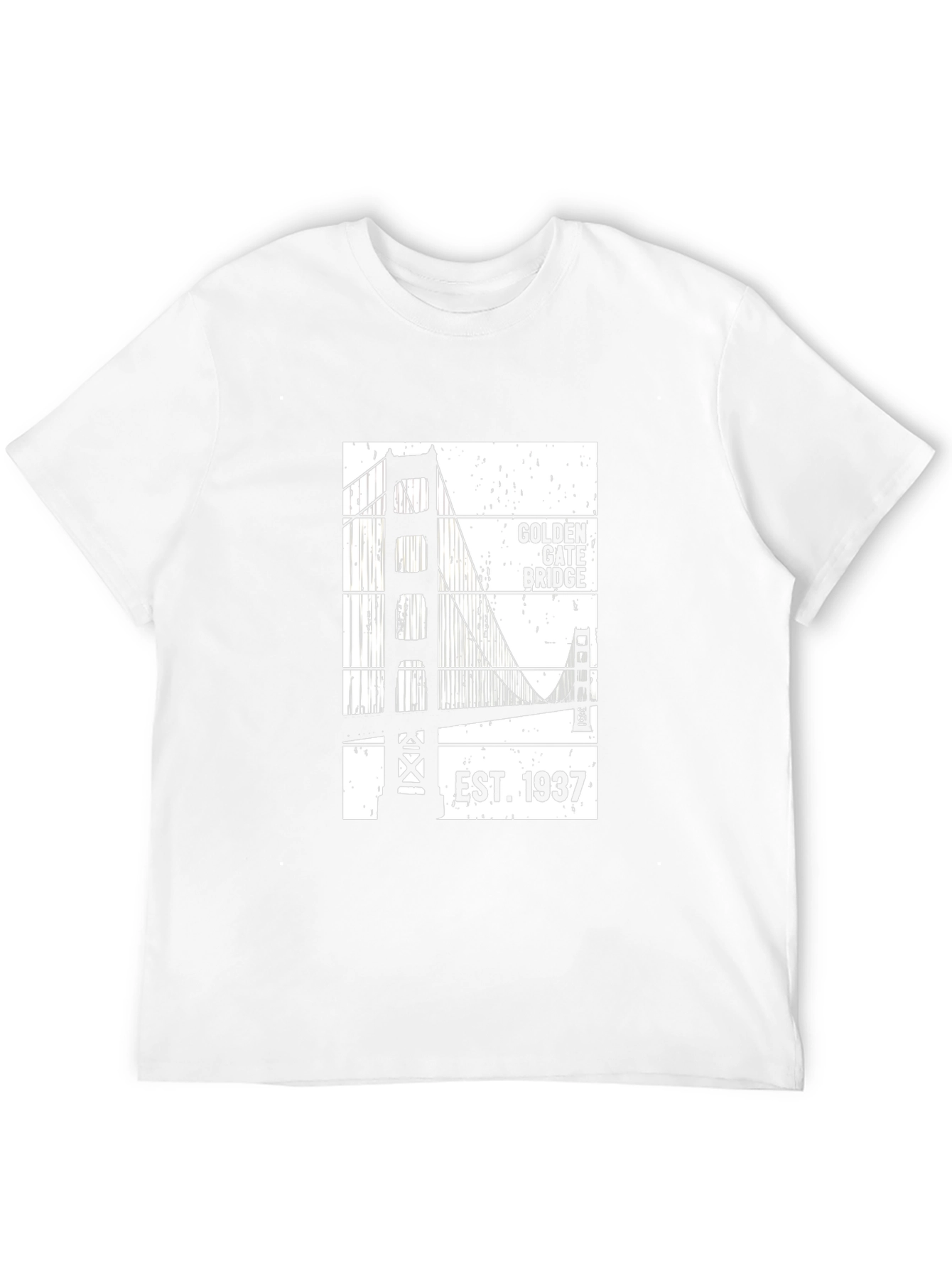 Golden Gate Bridge Black T-Shirt
