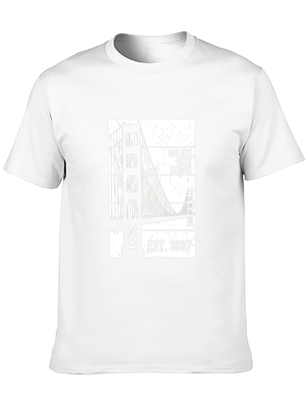 Golden Gate Bridge Black T-Shirt