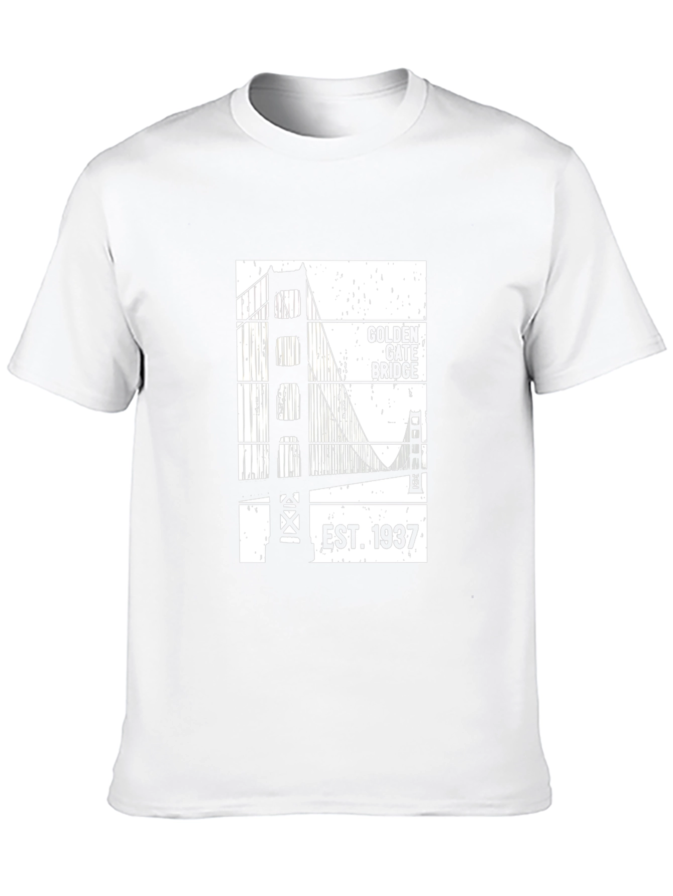 Golden Gate Bridge Black T-Shirt