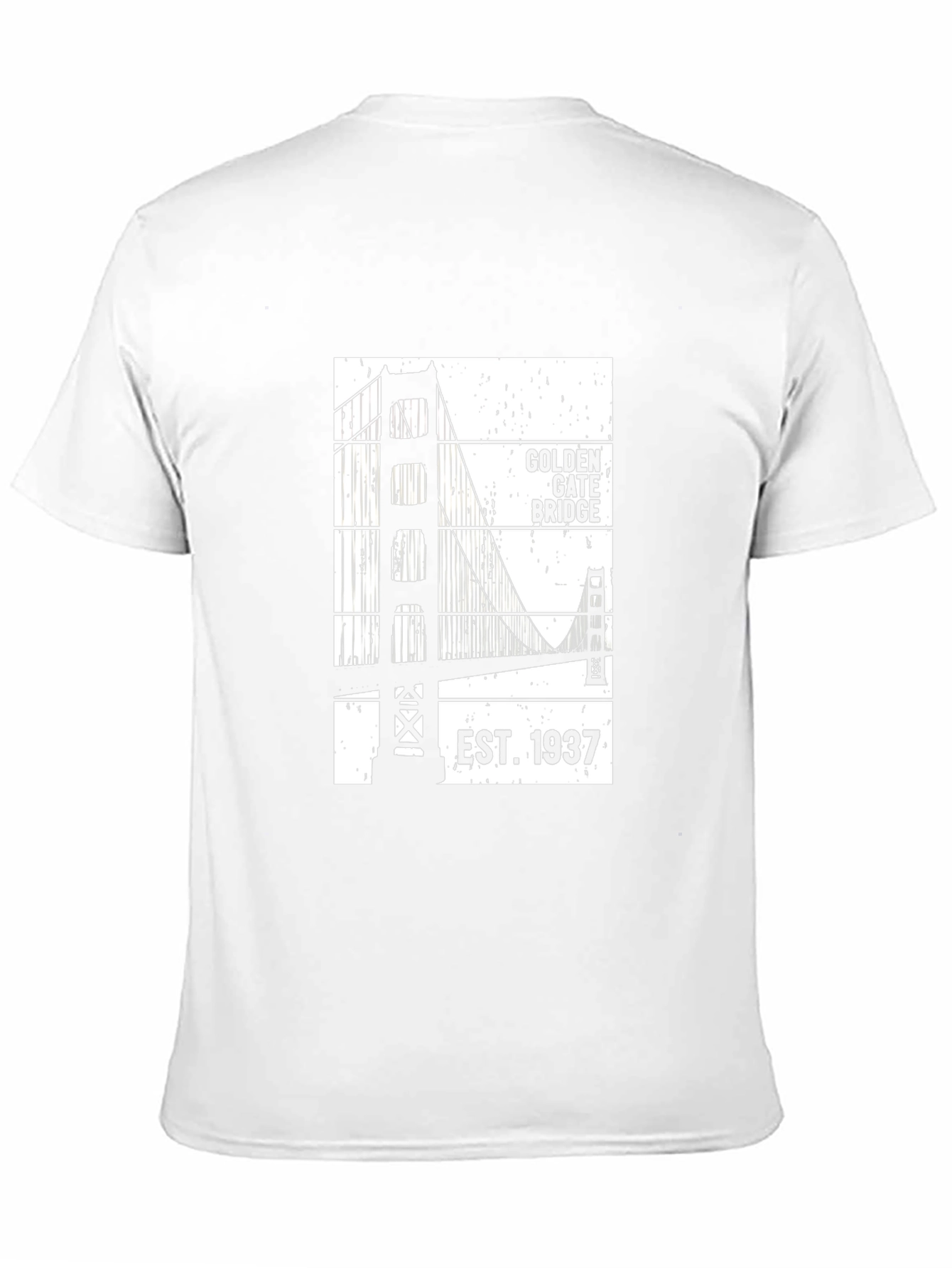 Golden Gate Bridge Black T-Shirt