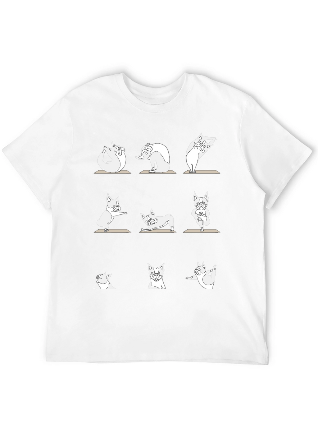 Yoga Pug T-Shirt - Zen Dog Design