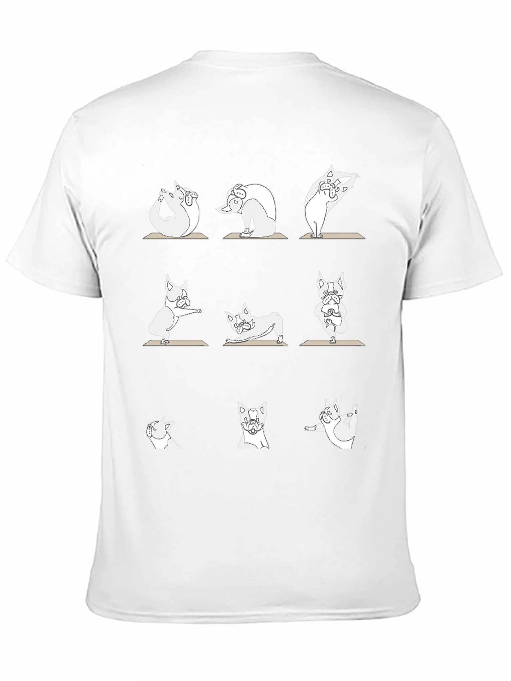Yoga Pug T-Shirt - Zen Dog Design