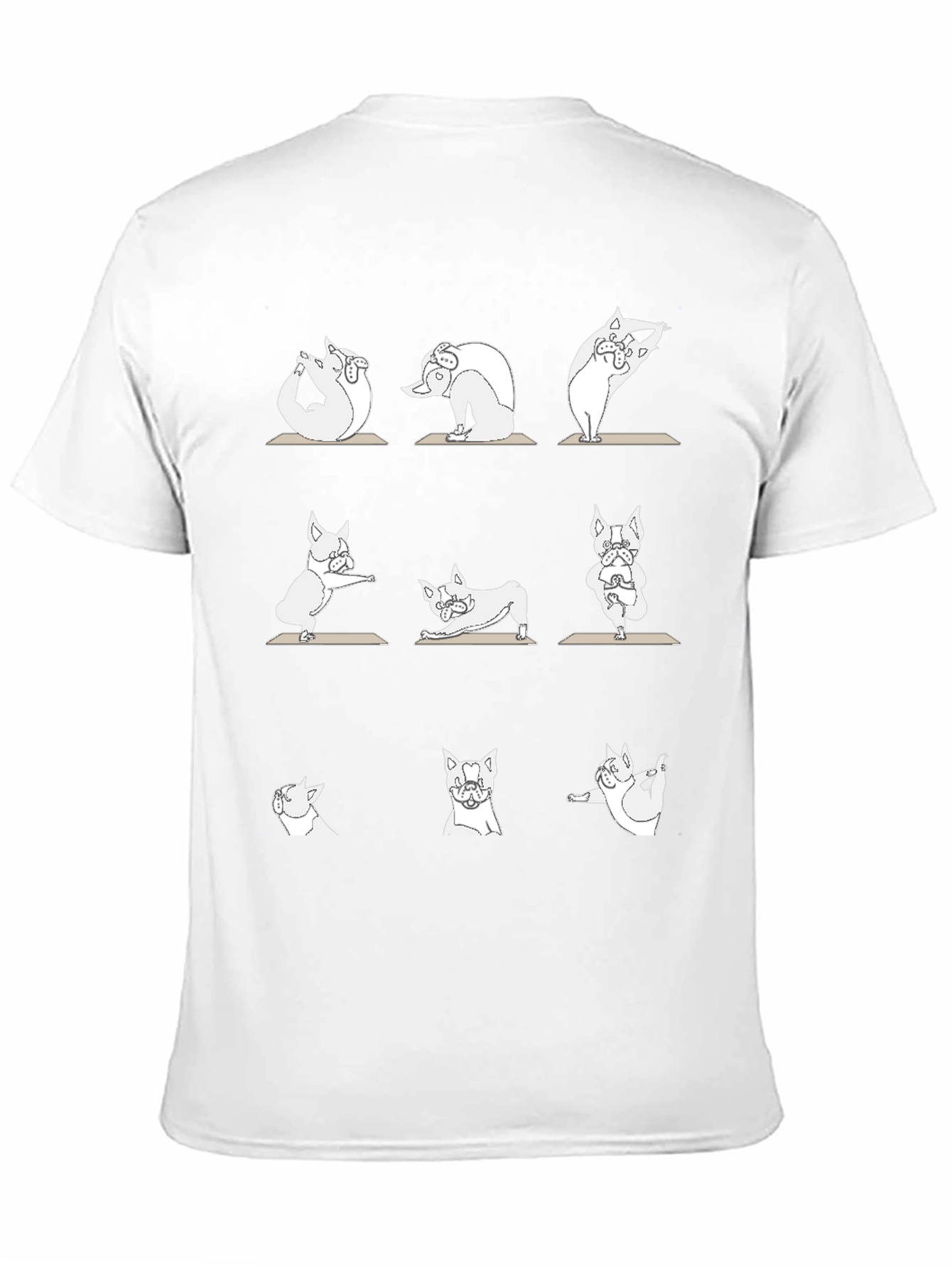 Yoga Pug T-Shirt - Zen Dog Design