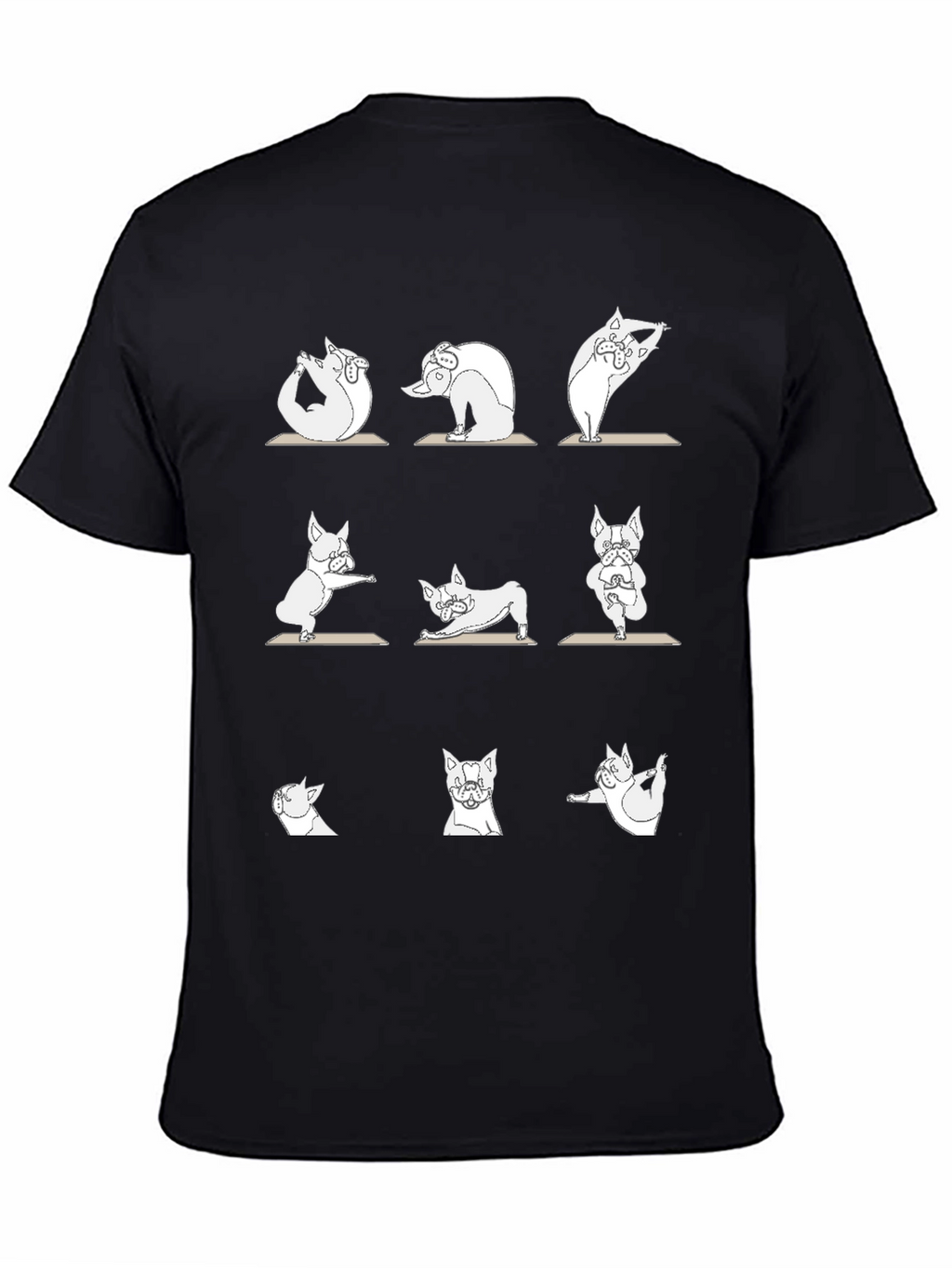 Yoga Pug T-Shirt - Zen Dog Design