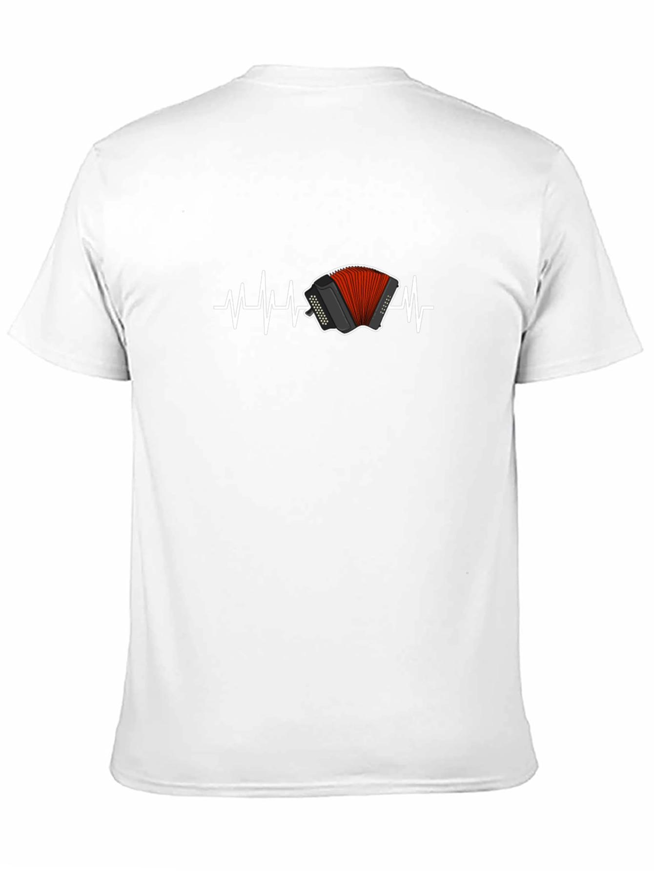 Accordion Heartbeat T-Shirt - Musician Love!