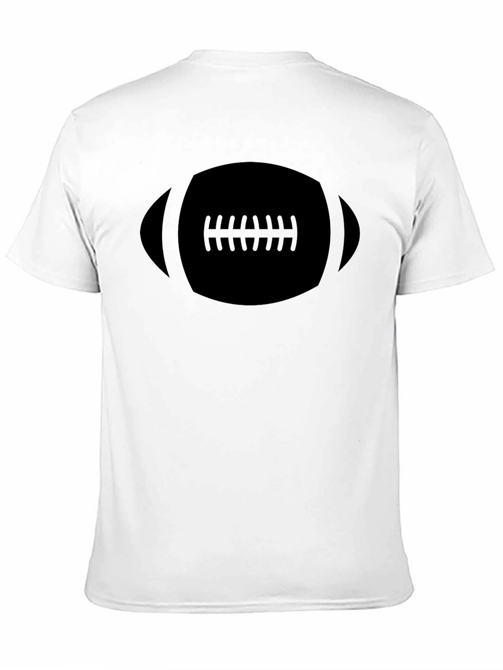Black Football Graphic Tee - Casual Style