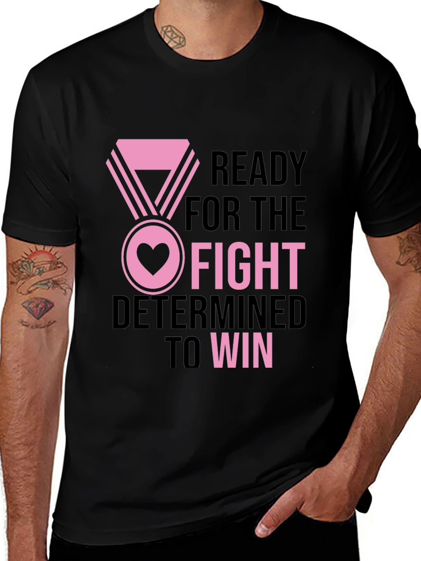 Fight To Win Breast Cancer Awareness T-Shirt