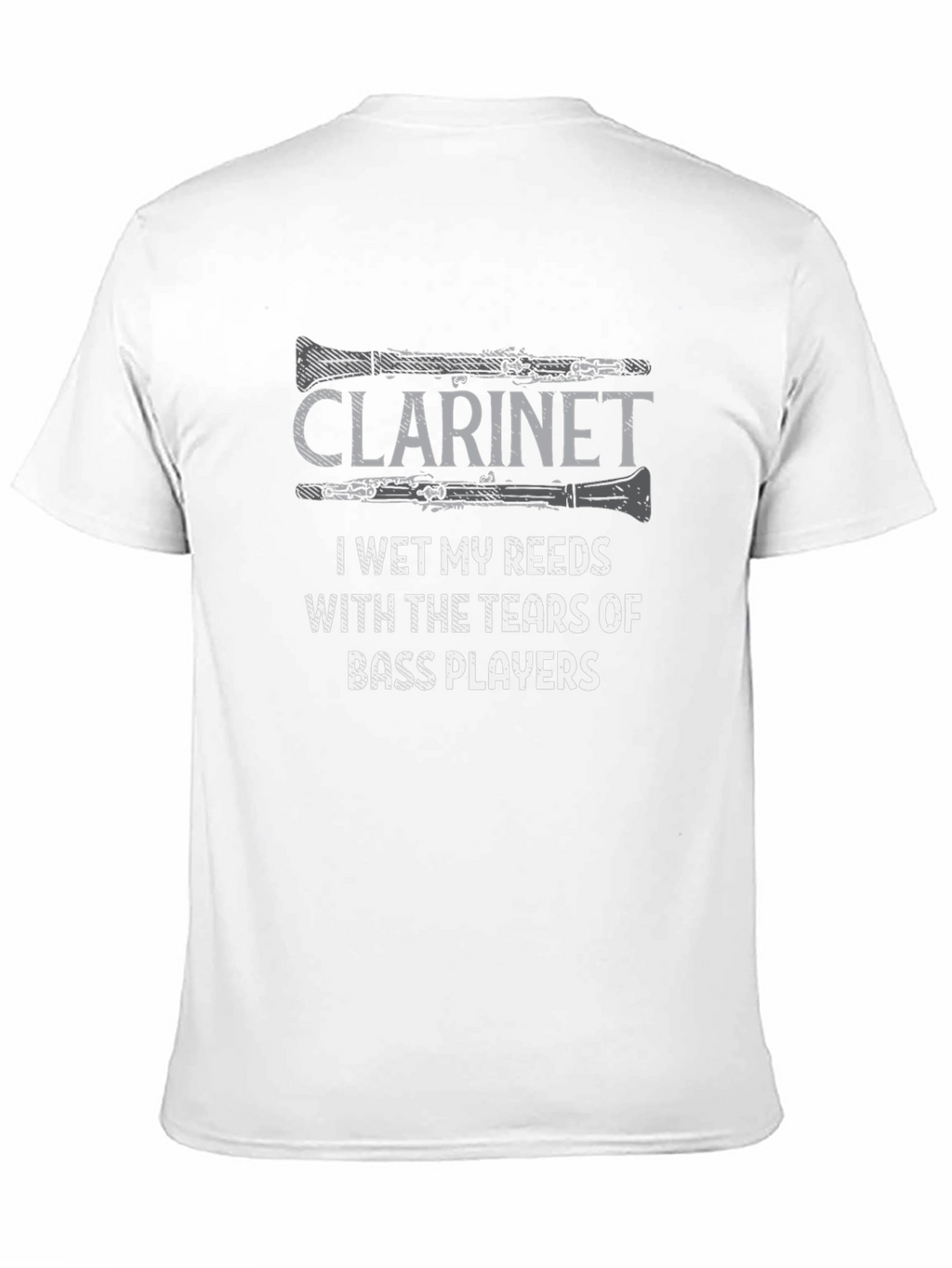 Clarinet Tears of Bass Players Humor Graphic Tee