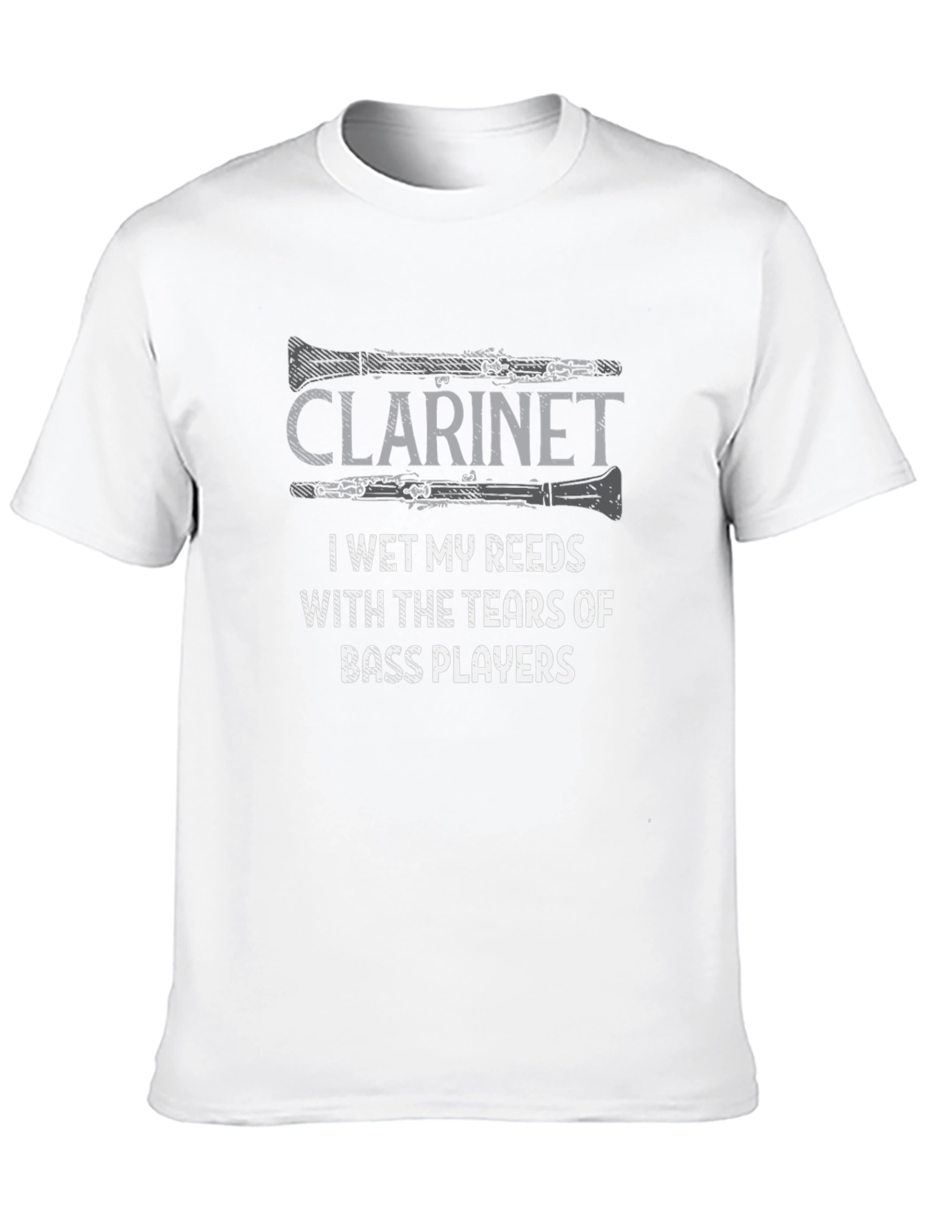 Clarinet Tears of Bass Players Humor Graphic Tee