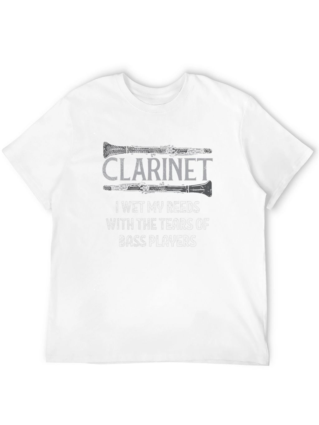Clarinet Tears of Bass Players Humor Graphic Tee