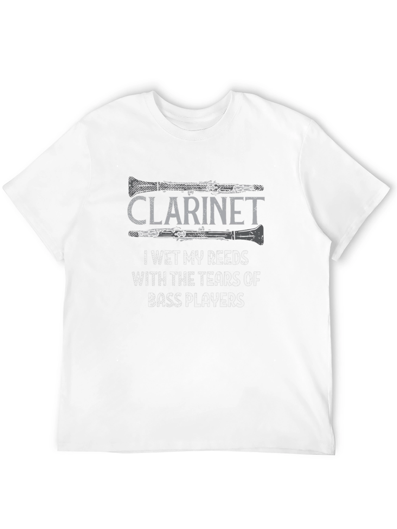 Clarinet Tears of Bass Players Humor Graphic Tee