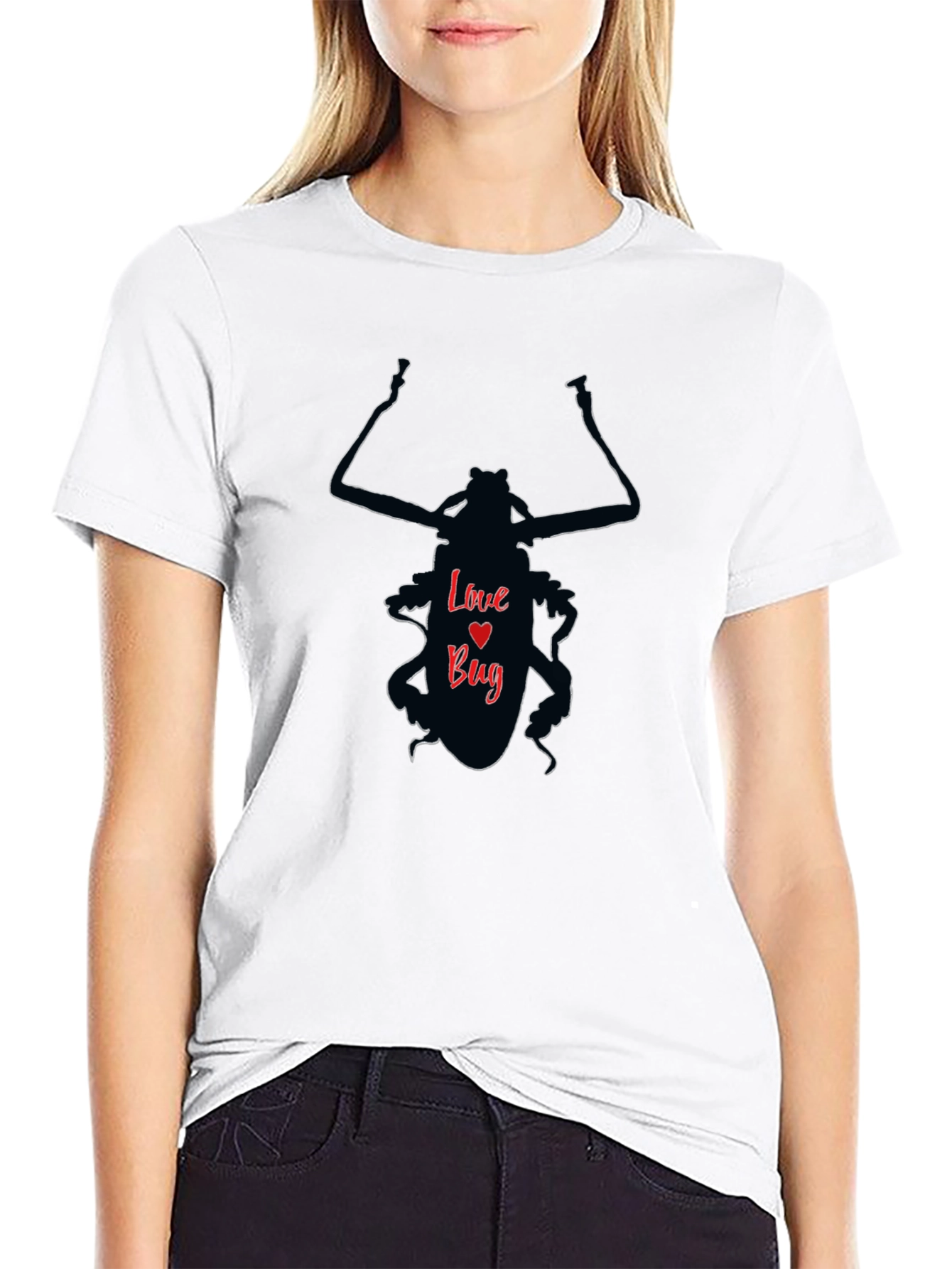 Love Bug T-Shirt - Fun Insect Valentines Day Tee