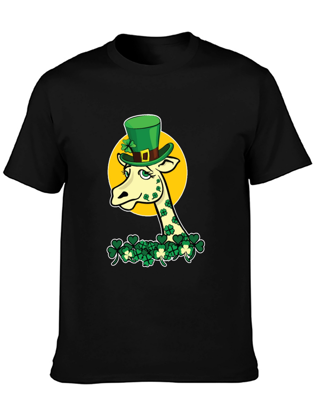St. Patricks Day Giraffe Graphic Tee
