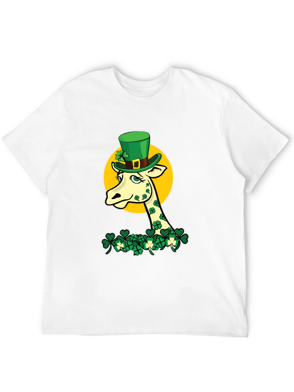St. Patricks Day Giraffe Graphic Tee