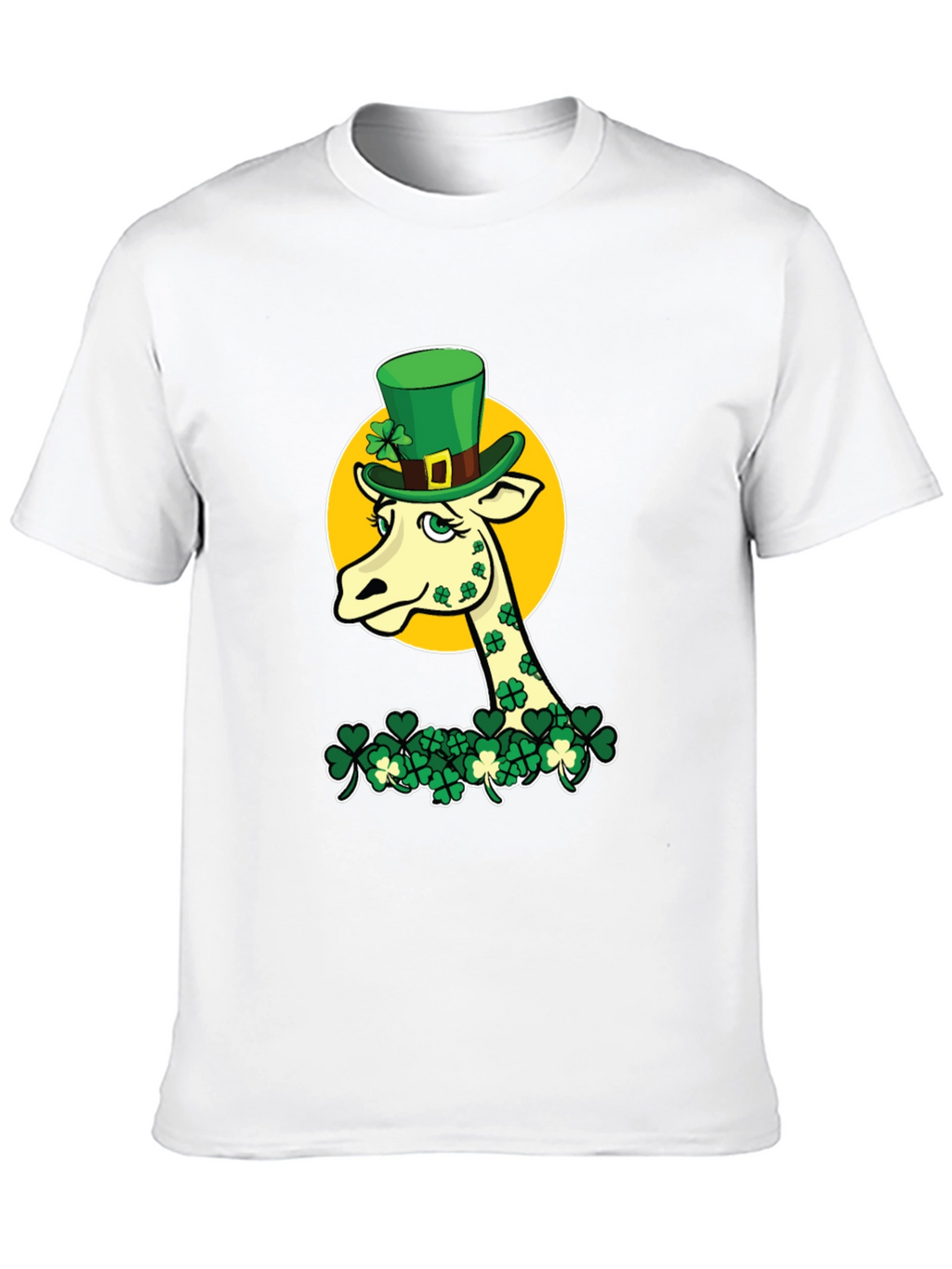 St. Patricks Day Giraffe Graphic Tee