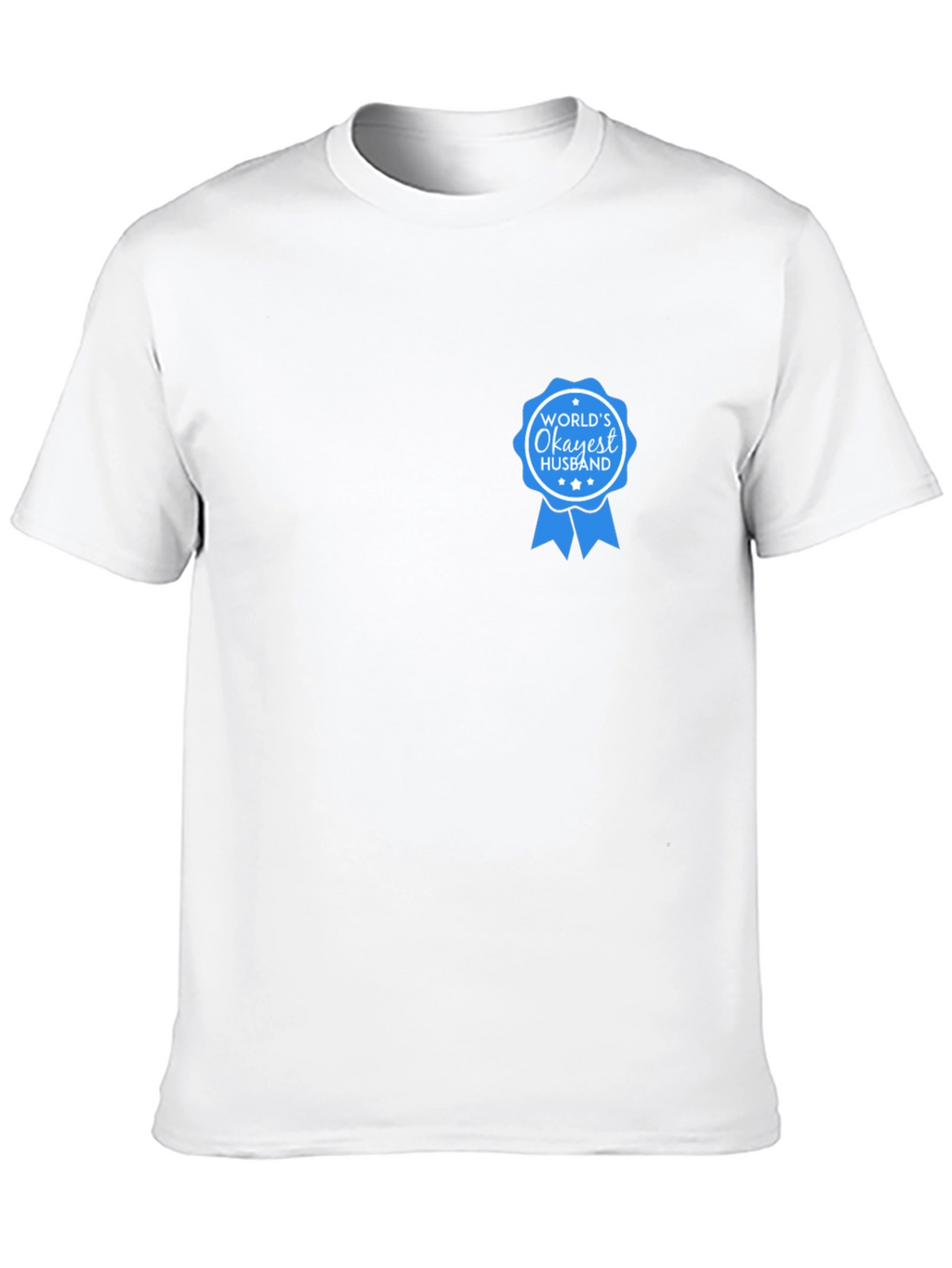 Worlds Okayest Husband Graphic Tee - Black