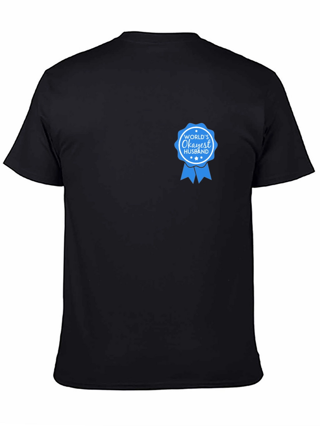 Worlds Okayest Husband Graphic Tee - Black