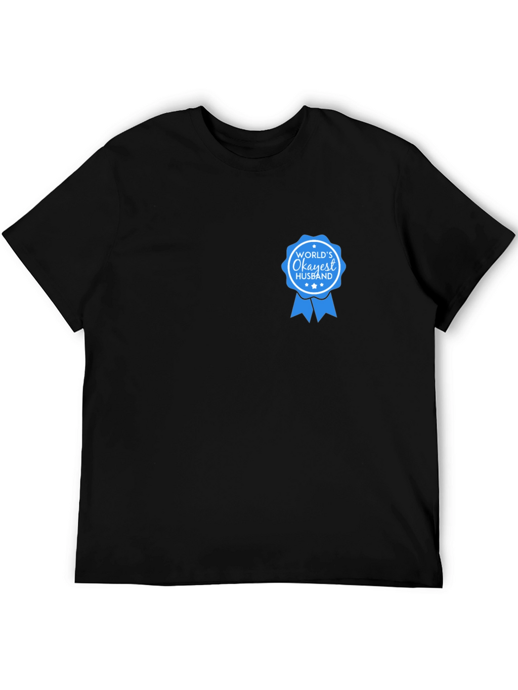 Worlds Okayest Husband Graphic Tee - Black