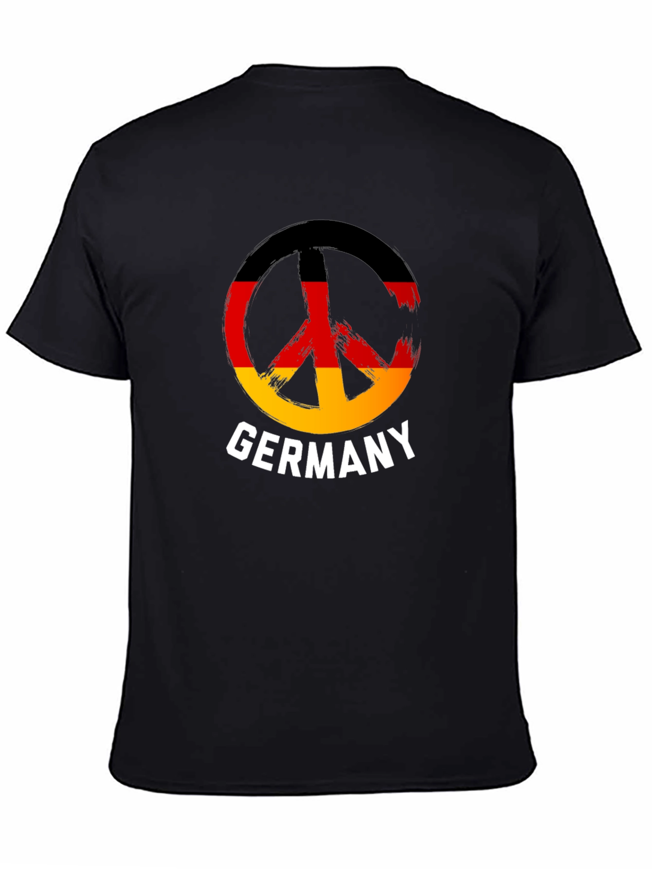 Germany Peace Symbol Tee - Black
