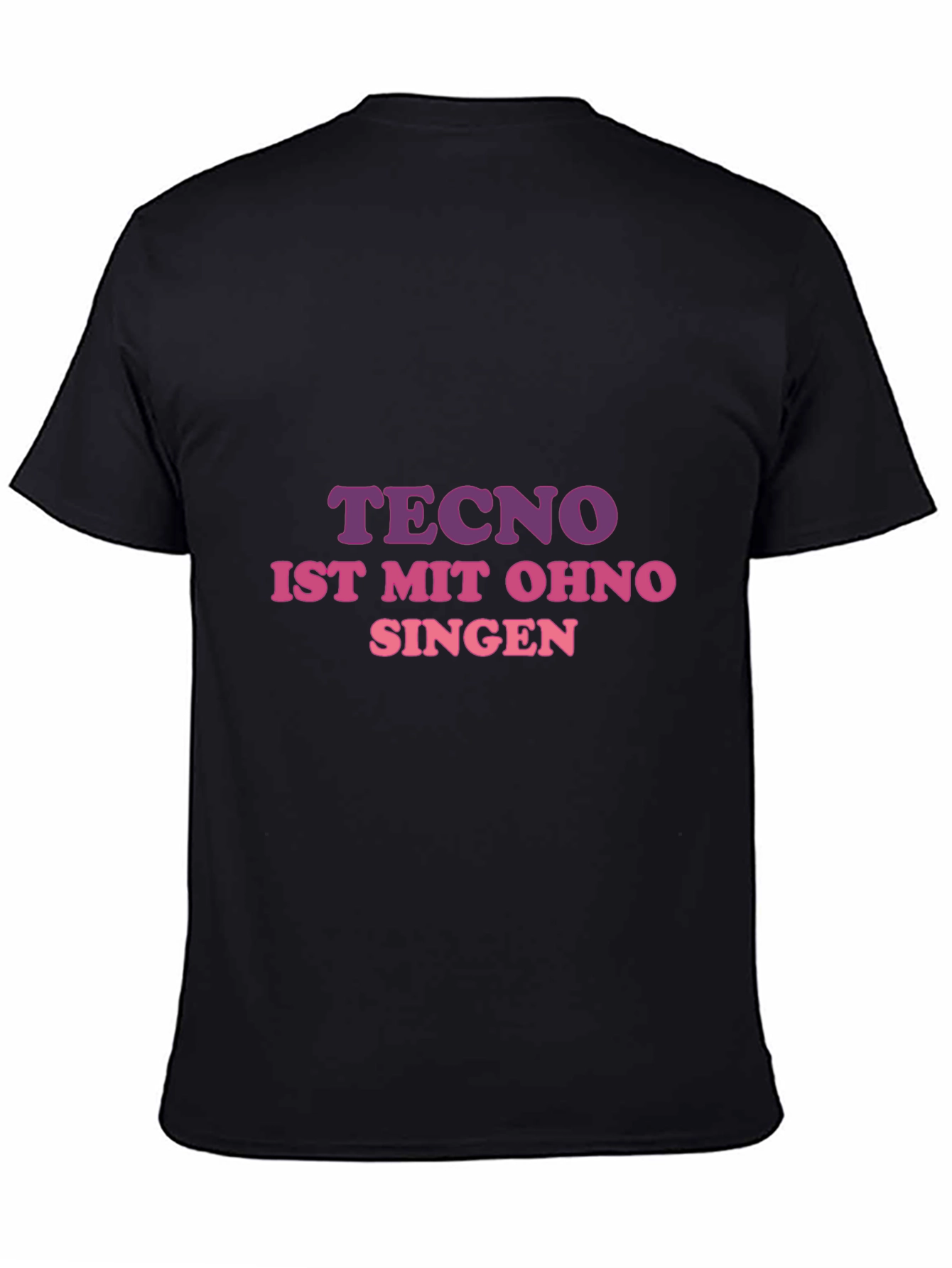 Techno Music T-Shirt - Sing Without Words