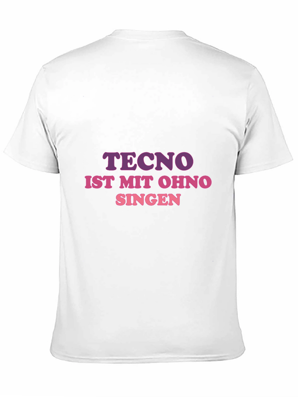 Techno Music T-Shirt - Sing Without Words