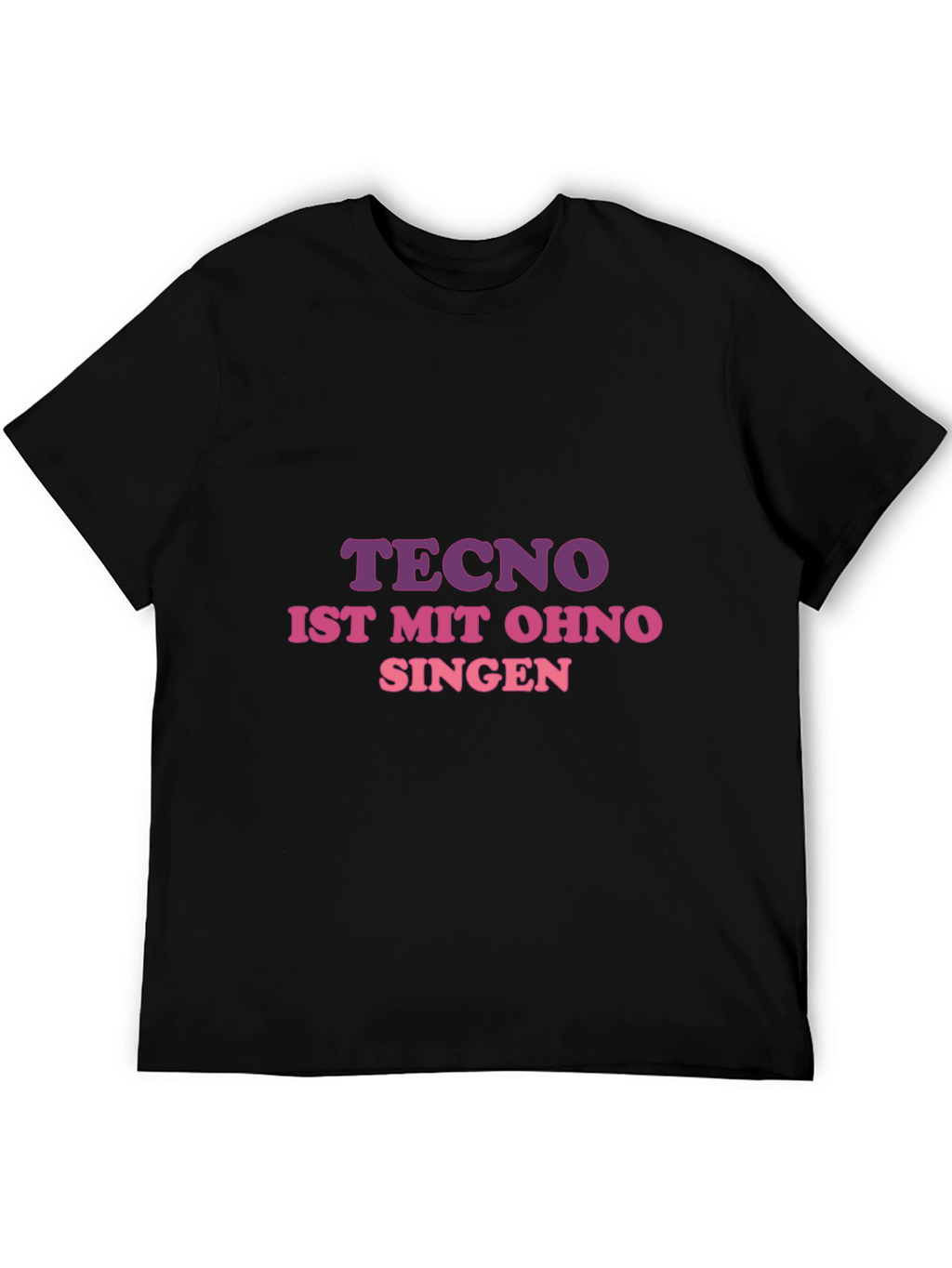 Techno Music T-Shirt - Sing Without Words