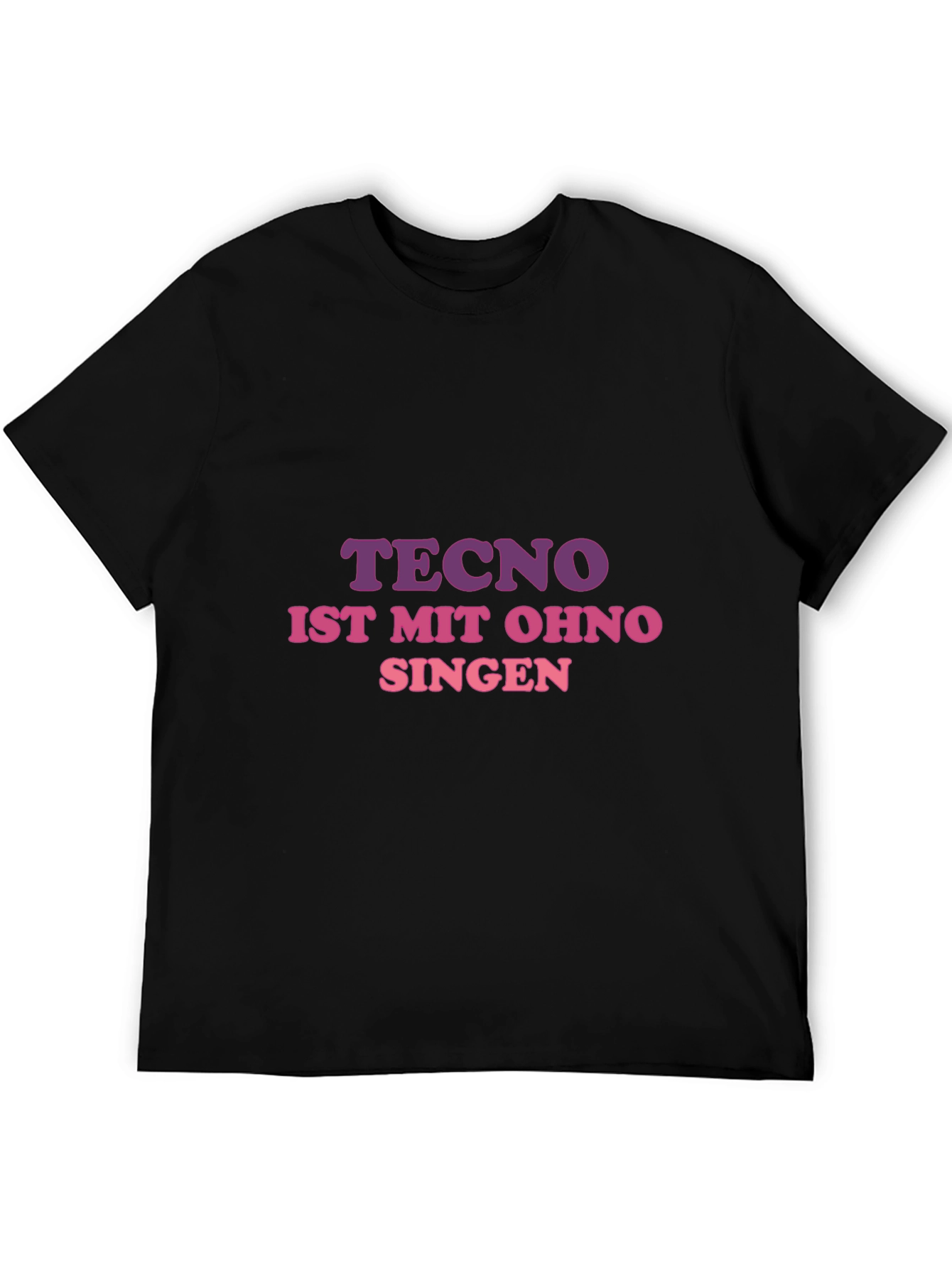 Techno Music T-Shirt - Sing Without Words