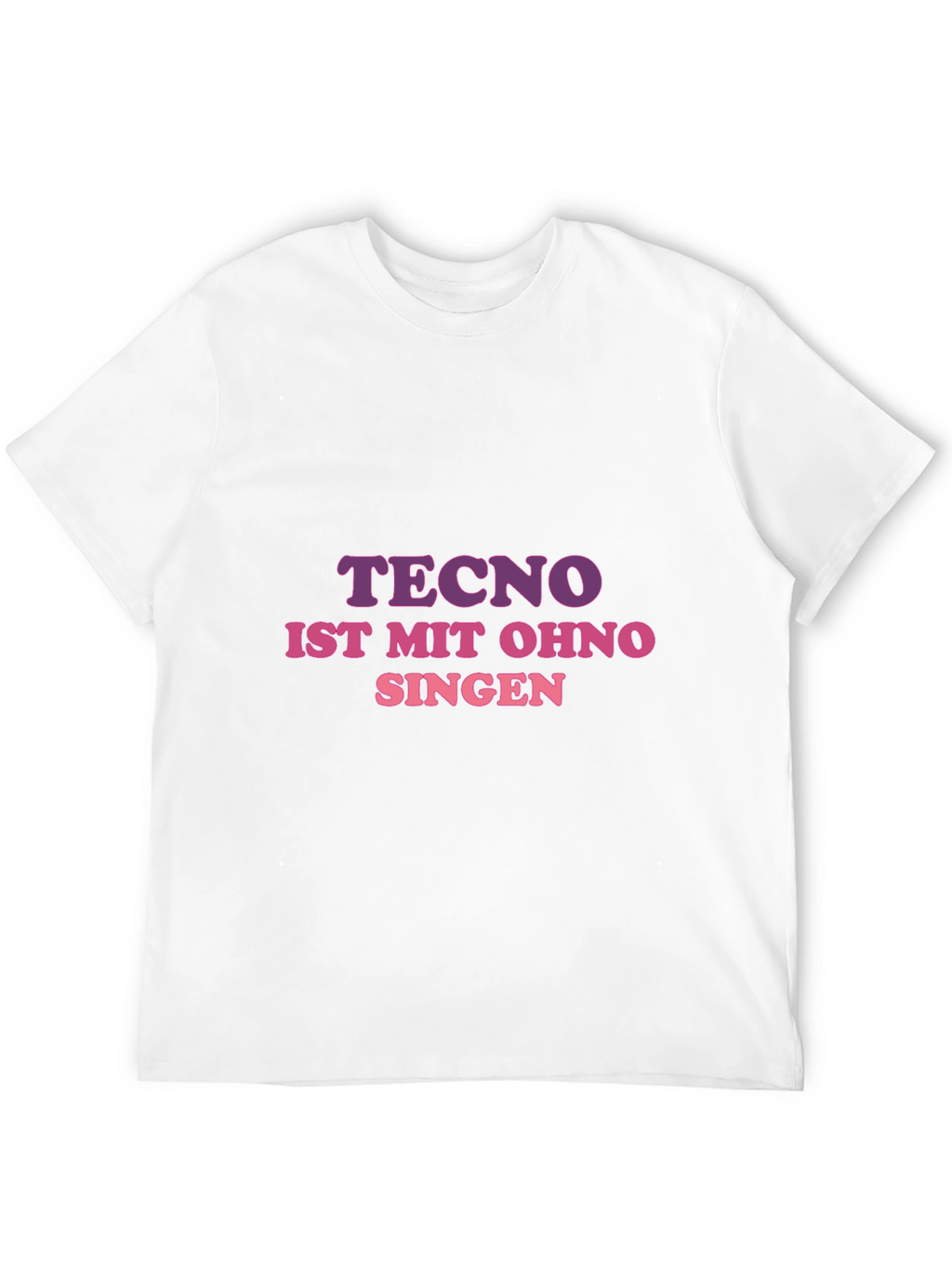 Techno Music T-Shirt - Sing Without Words