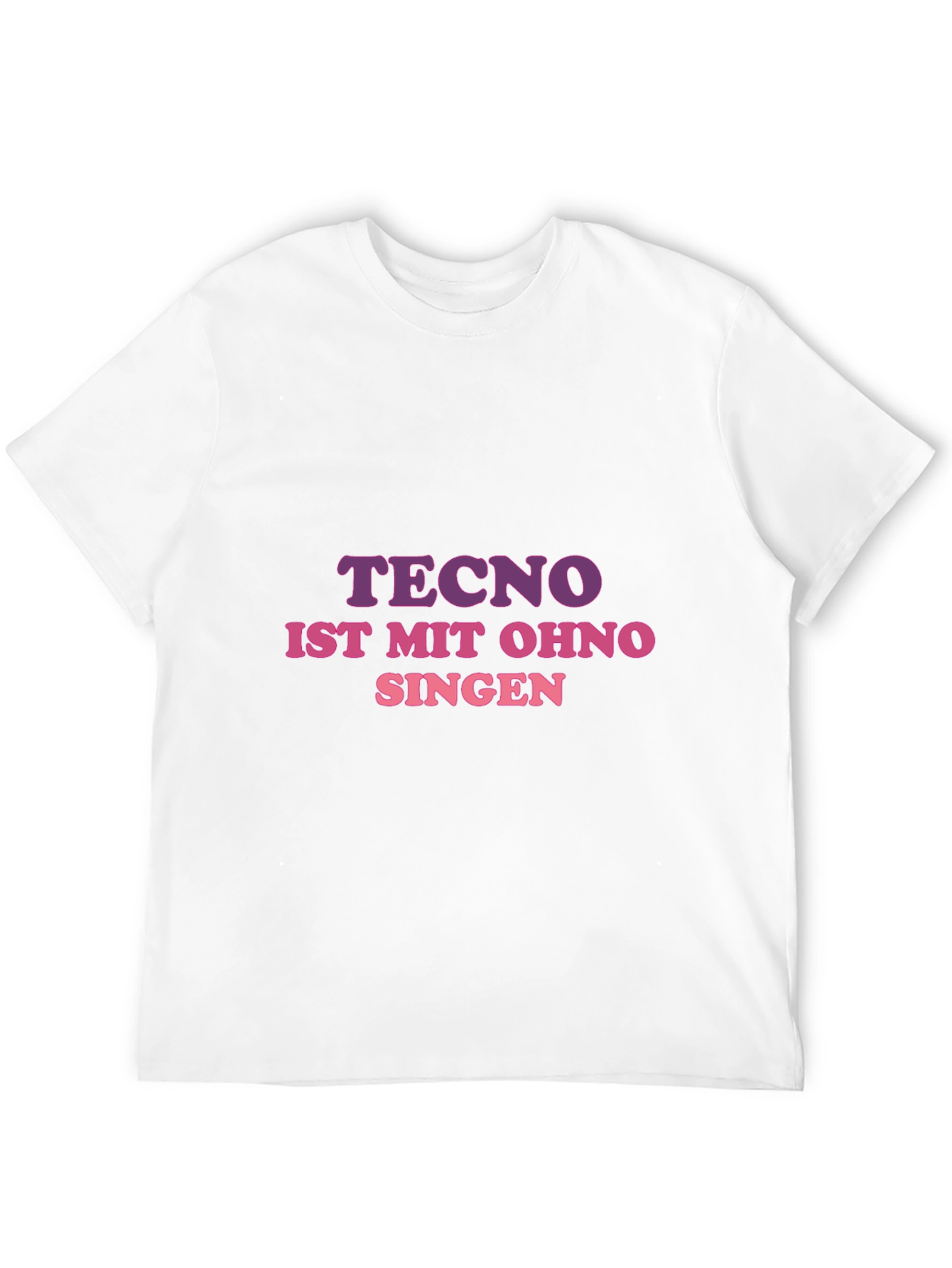Techno Music T-Shirt - Sing Without Words