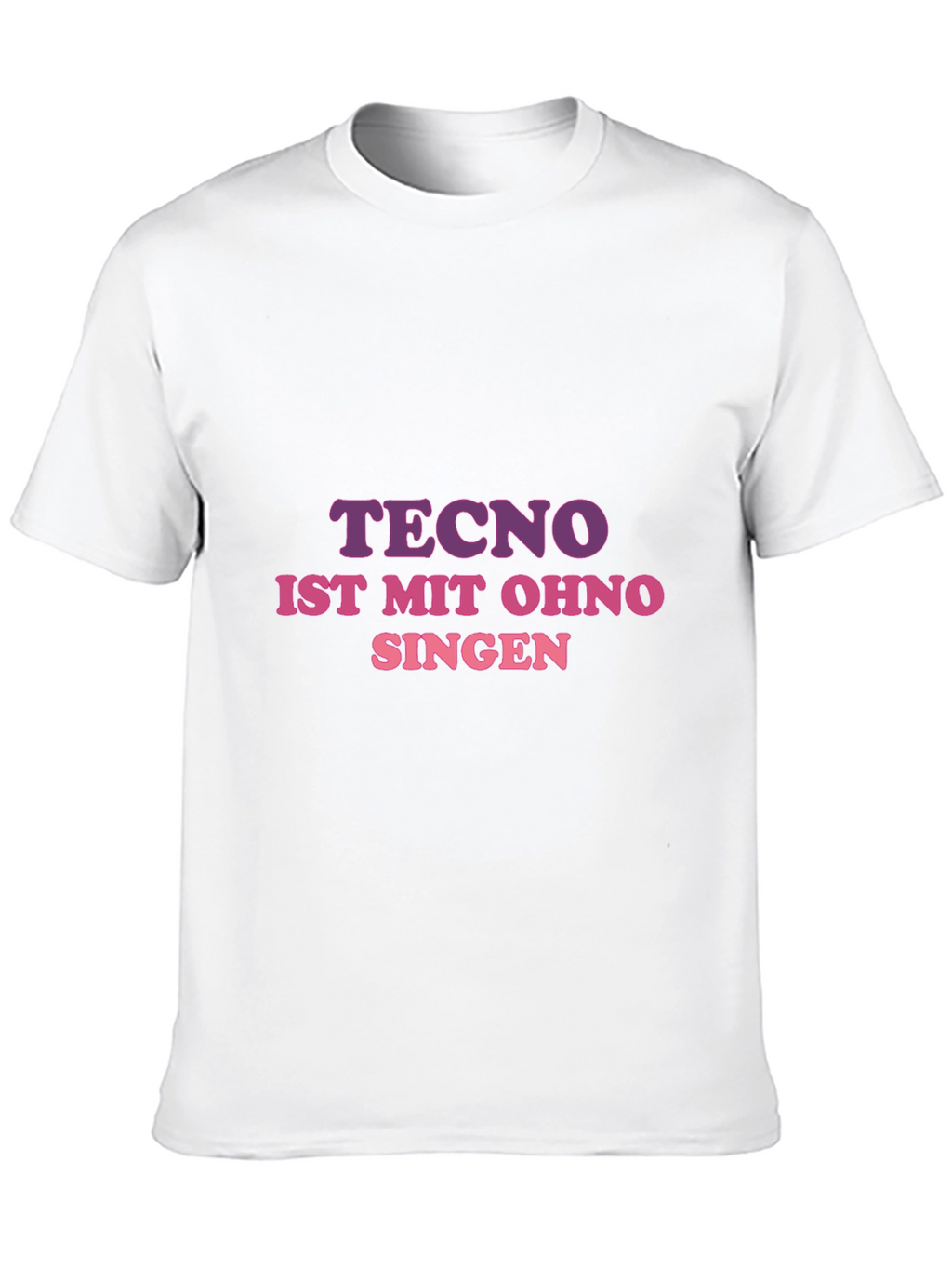 Techno Music T-Shirt - Sing Without Words
